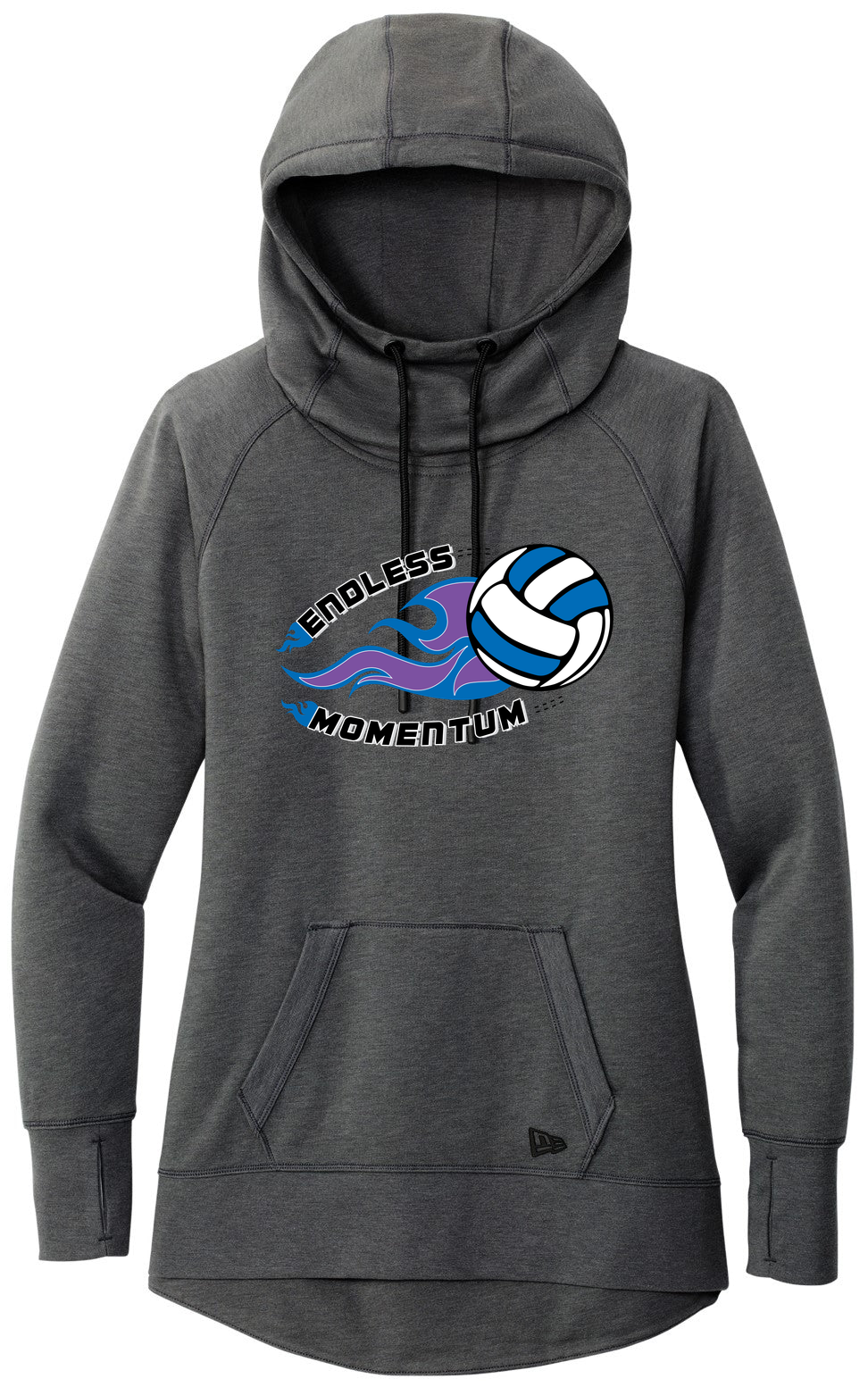 New Era Women's Tri-Blend Fleece Hoodie