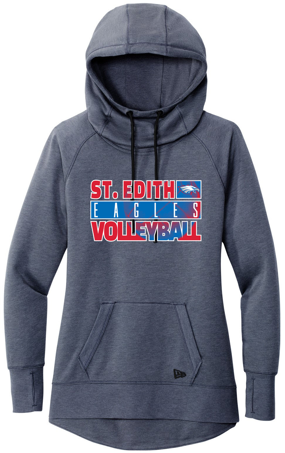 New Era Women's Tri-Blend Fleece Hoodie