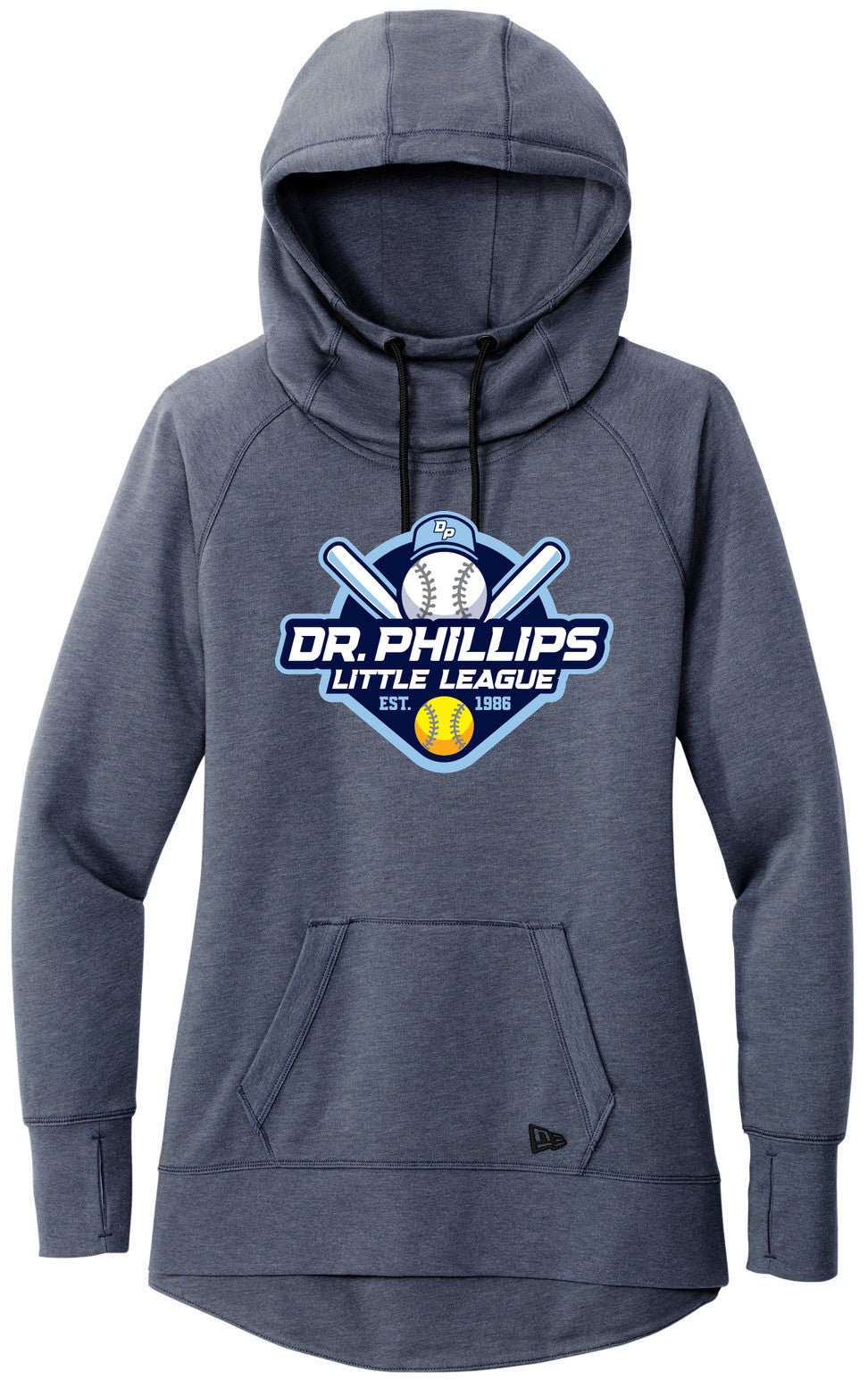 New Era Women's Tri-Blend Fleece Hoodie