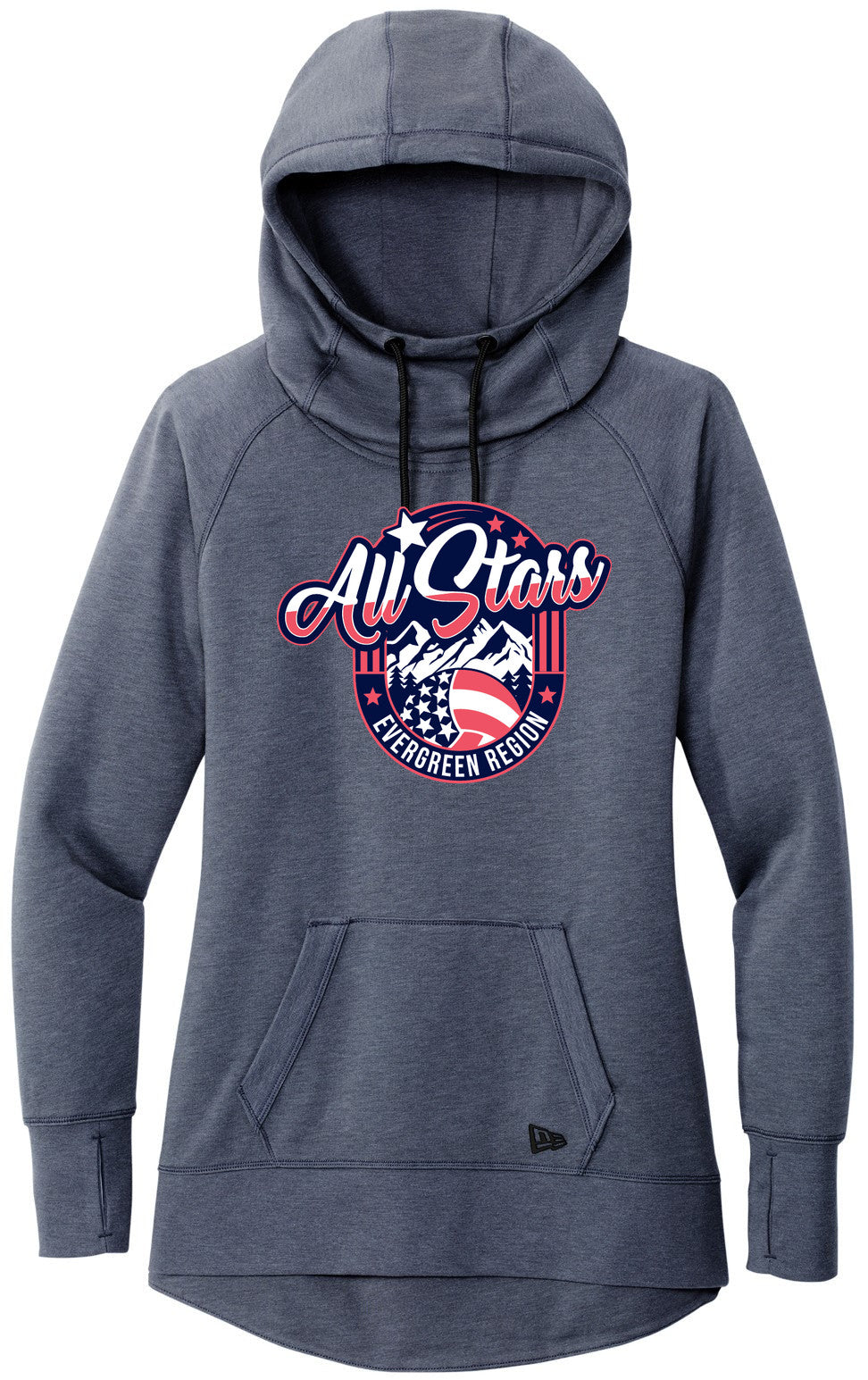 New Era Women's Tri-Blend Fleece Hoodie