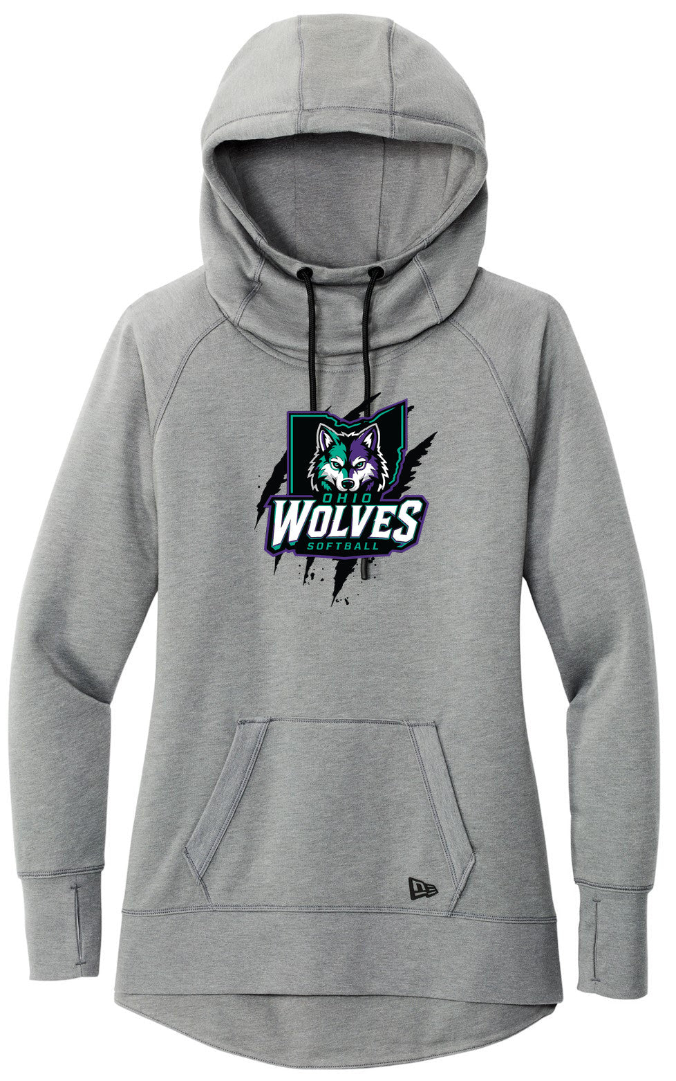 New Era Women's Tri-Blend Fleece Hoodie