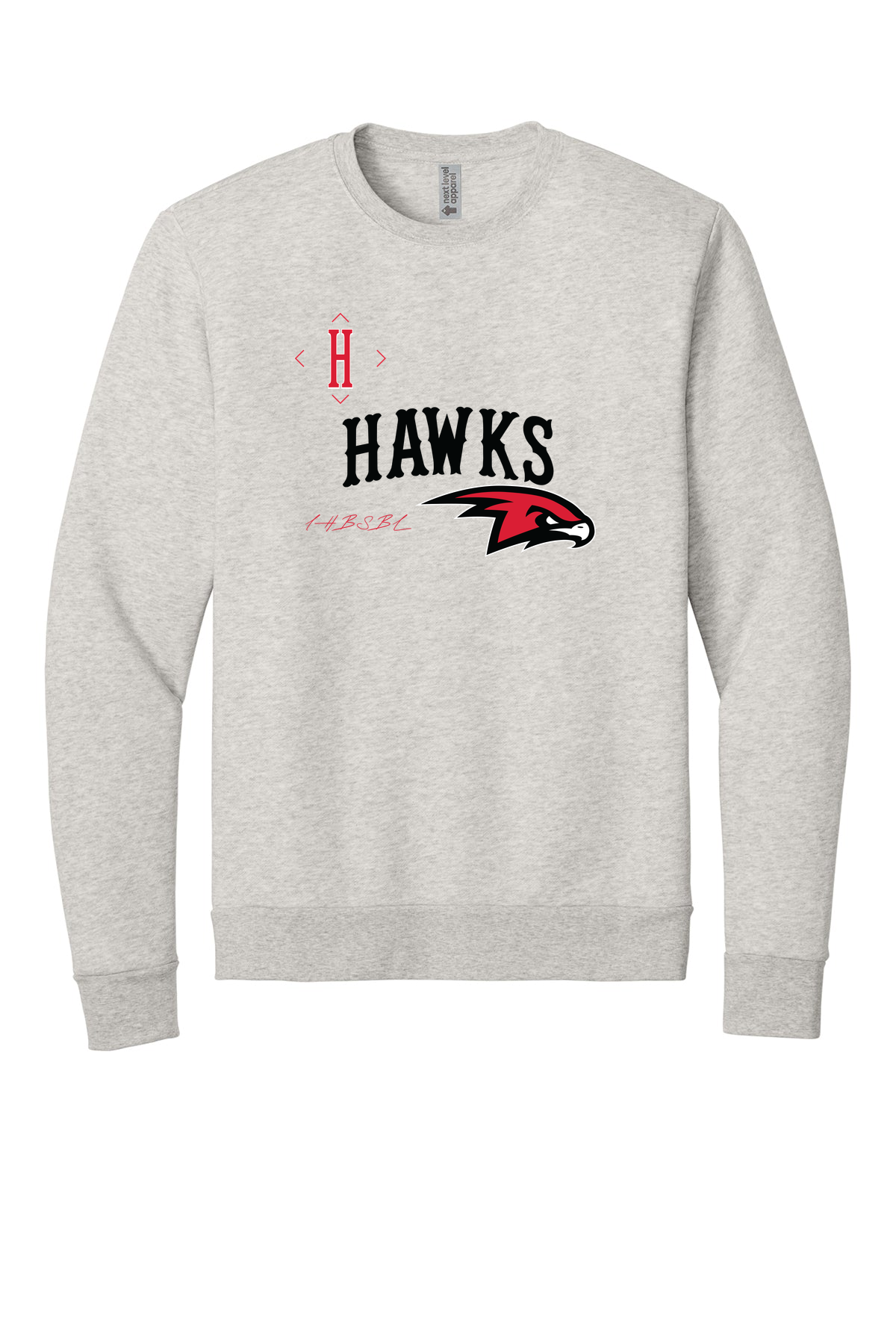 Next Level Adult Malibu Crewneck Sweatshirt