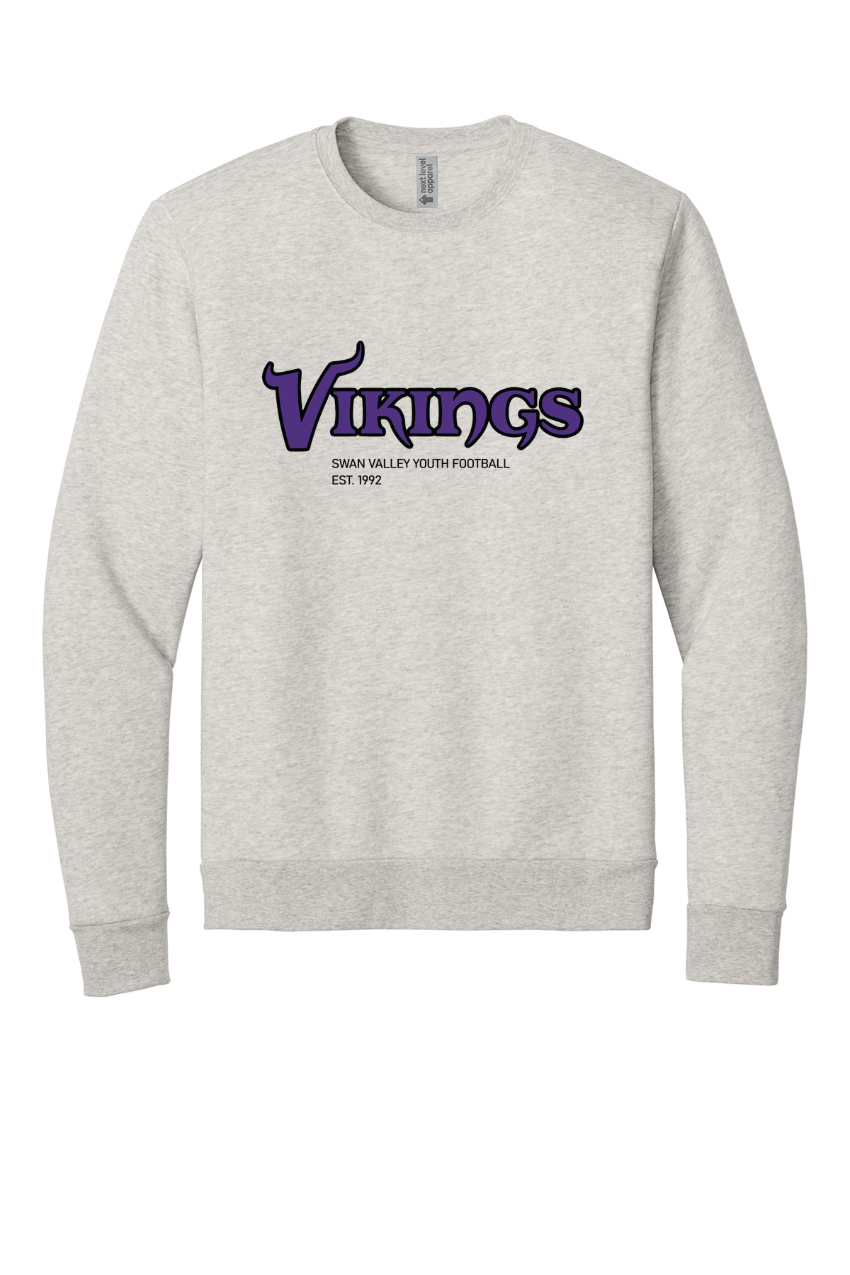 Next Level Adult Malibu Crewneck Sweatshirt