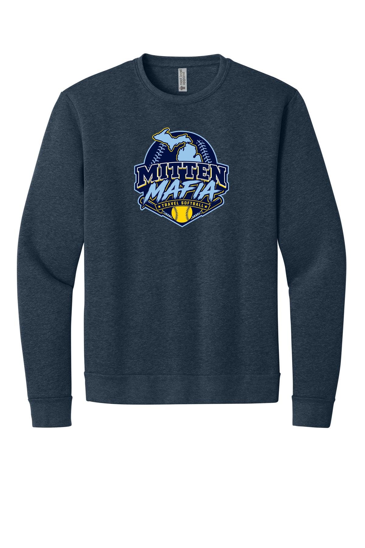 Next Level Adult Malibu Crewneck Sweatshirt