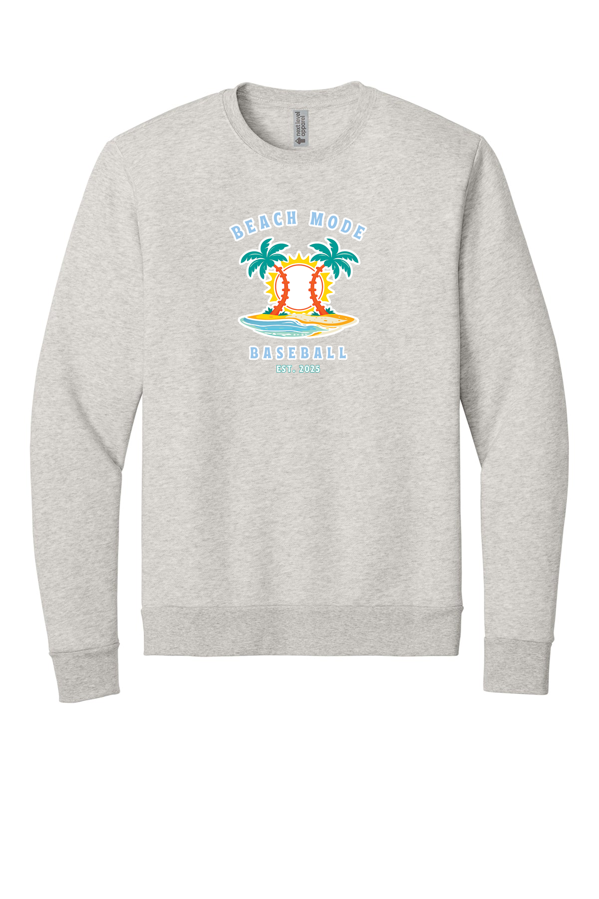 Next Level Adult Malibu Crewneck Sweatshirt