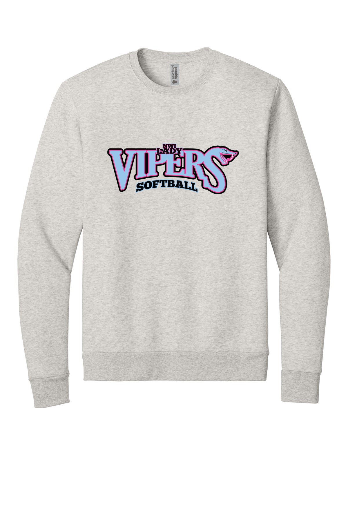 Next Level Adult Malibu Crewneck Sweatshirt