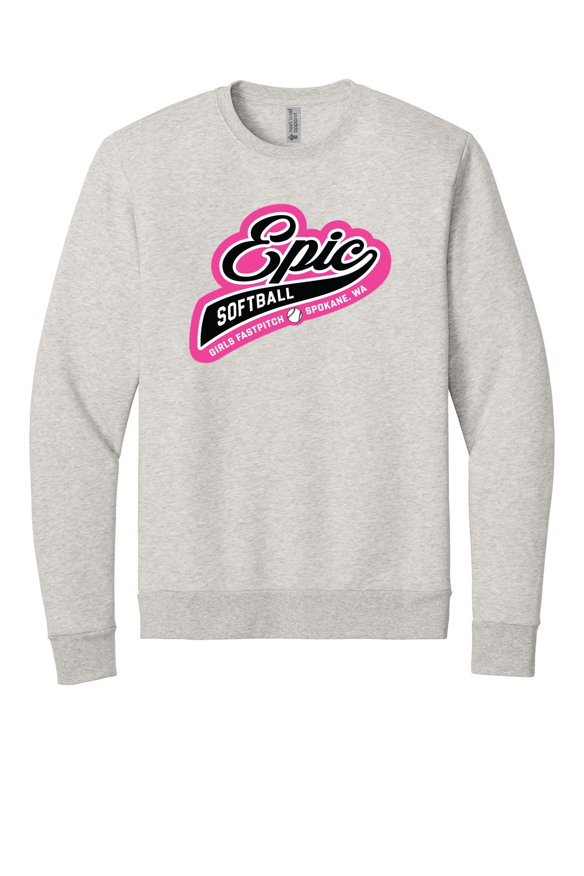 Next Level Adult Malibu Crewneck Sweatshirt