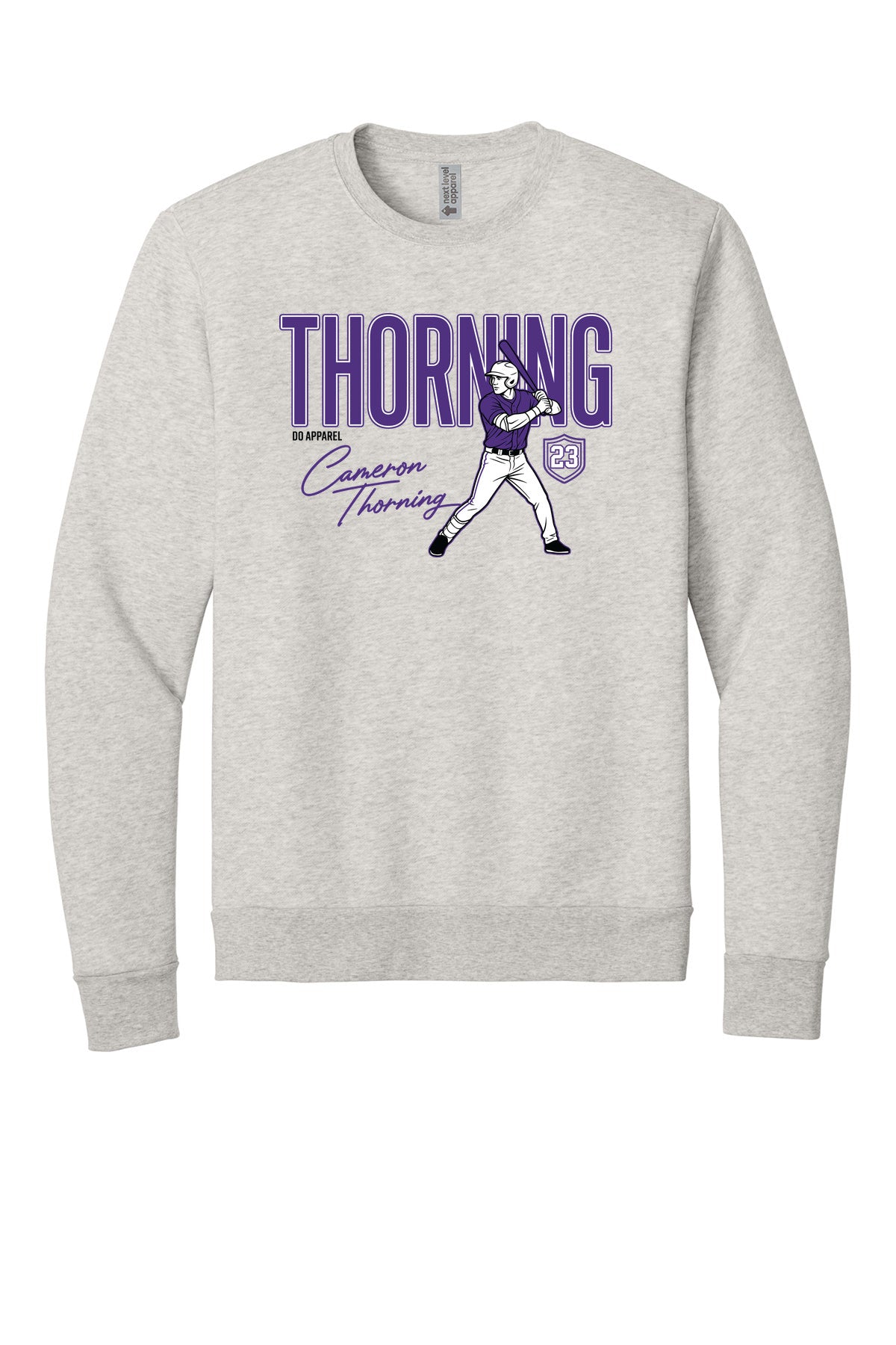 Next Level Adult Malibu Crewneck Sweatshirt