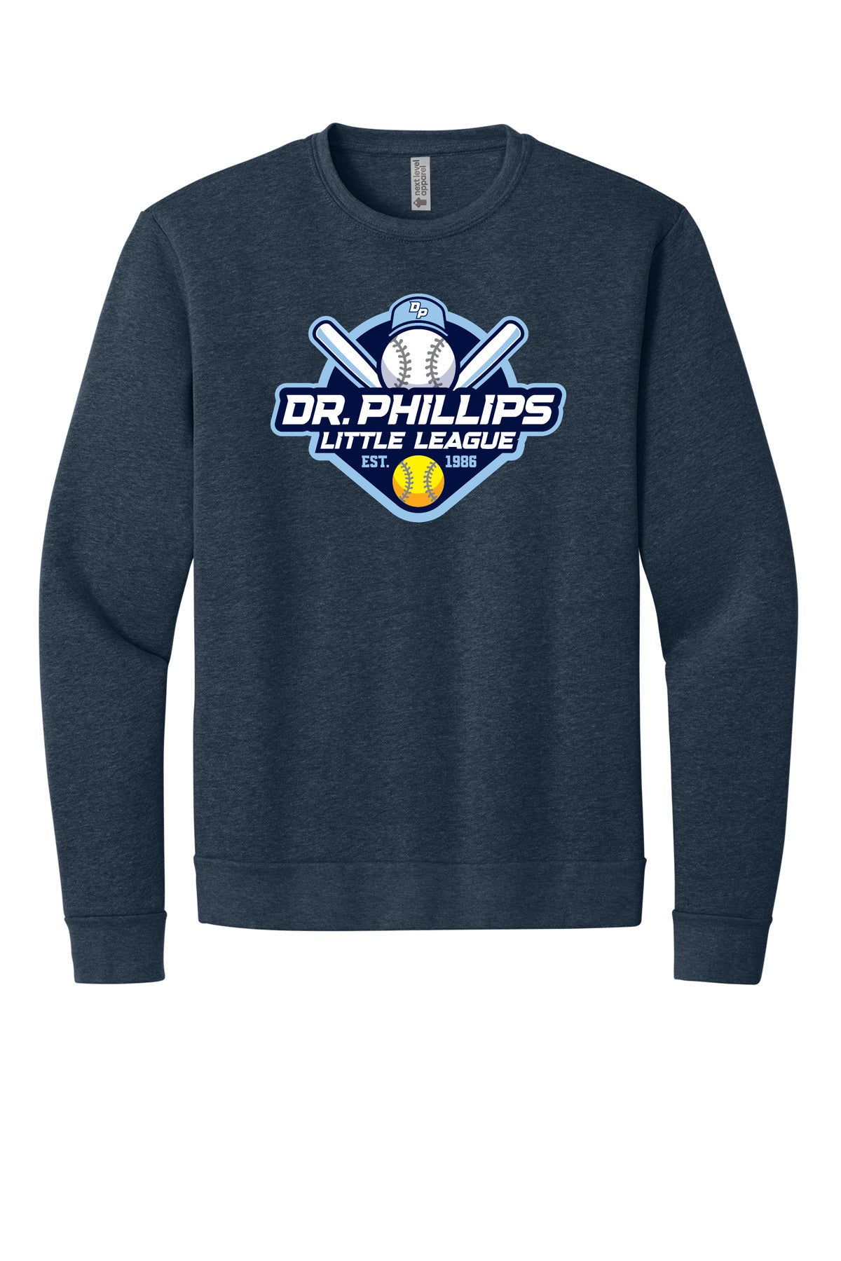 Next Level Adult Malibu Crewneck Sweatshirt