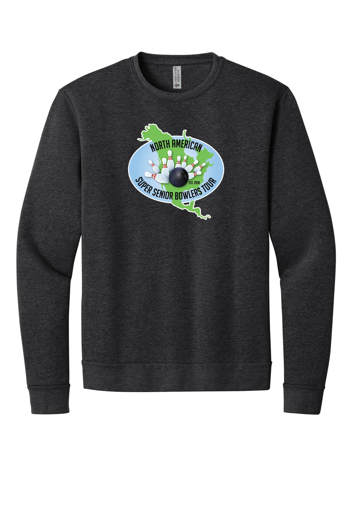 Next Level Adult Malibu Crewneck Sweatshirt