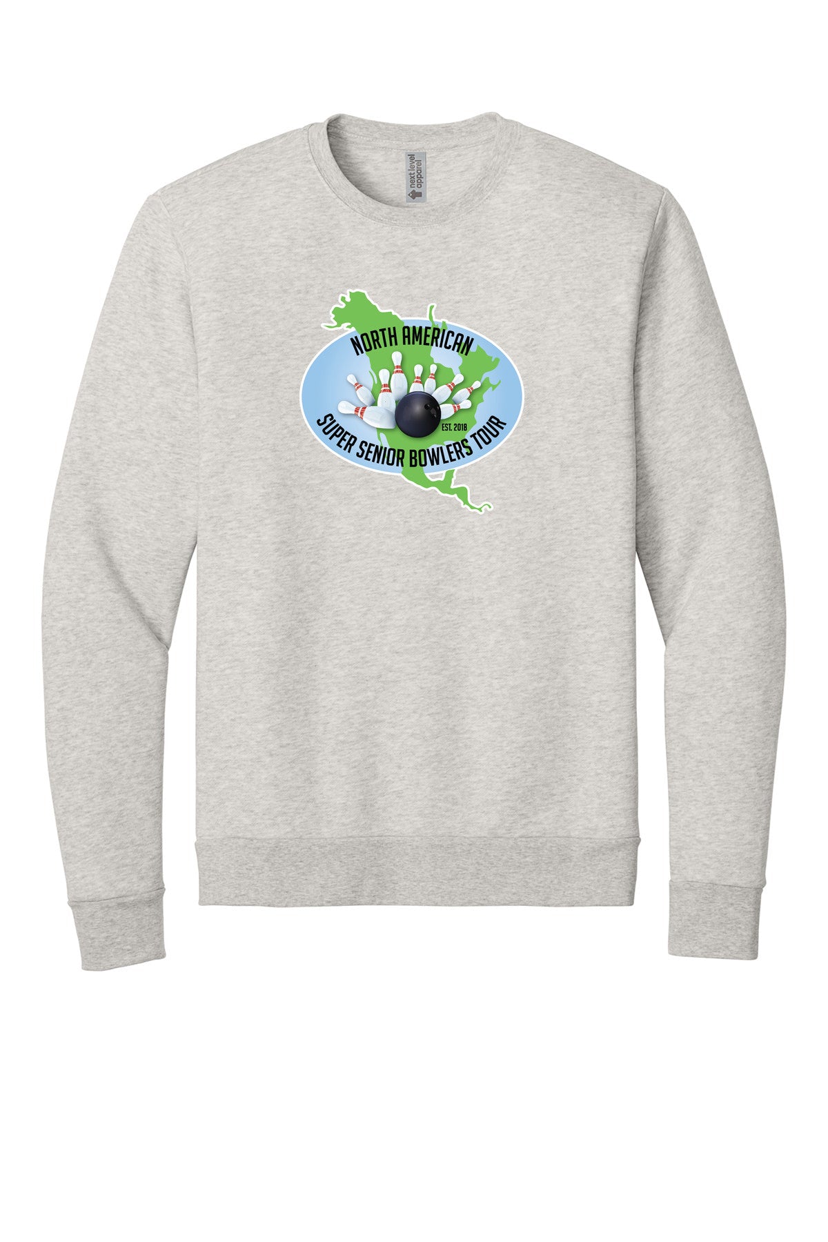 Next Level Adult Malibu Crewneck Sweatshirt
