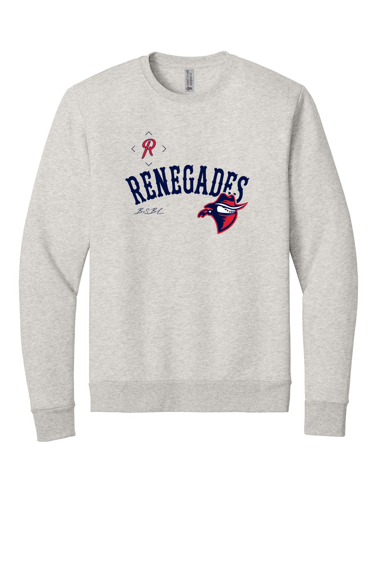 Next Level Adult Malibu Crewneck Sweatshirt