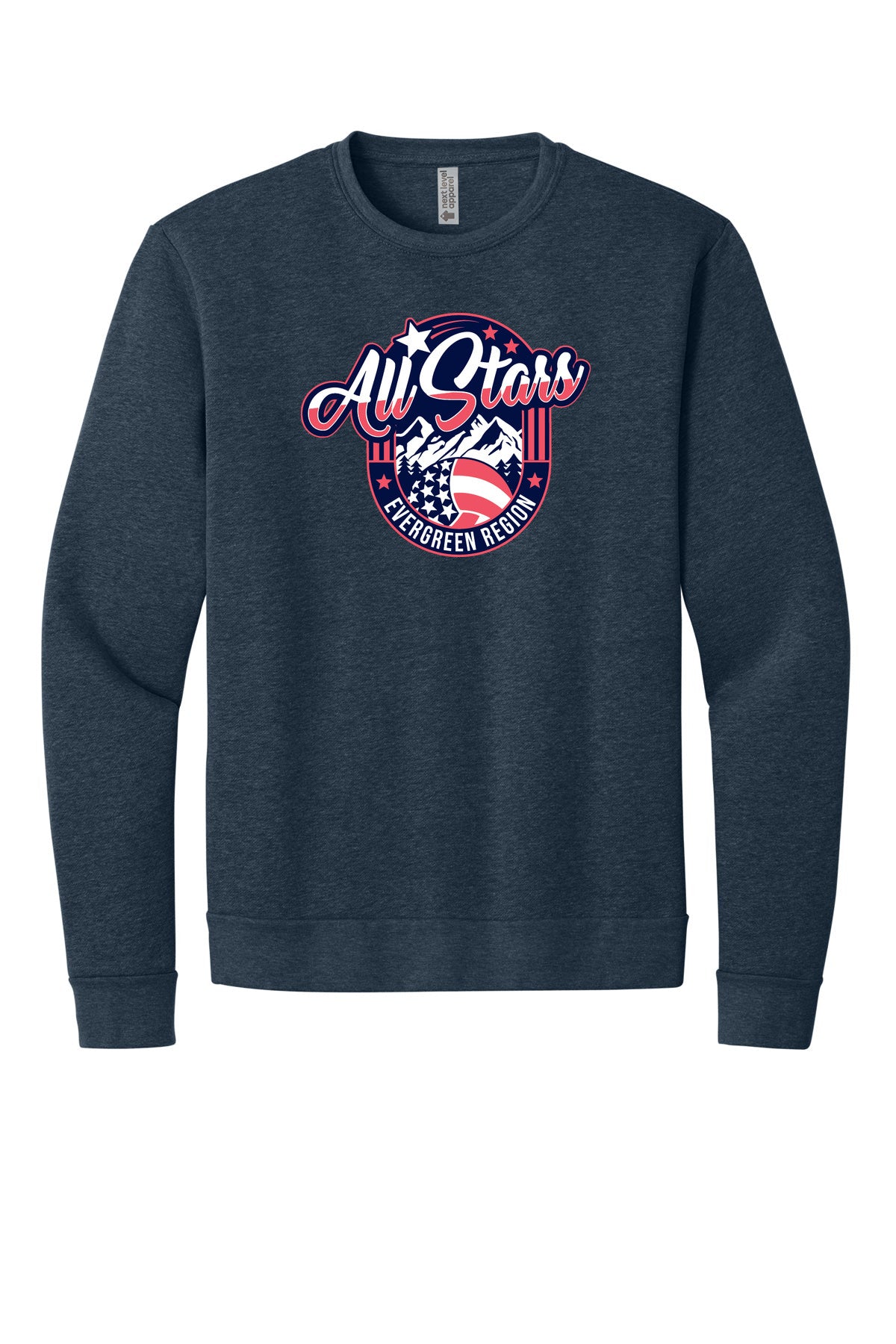 Next Level Adult Malibu Crewneck Sweatshirt