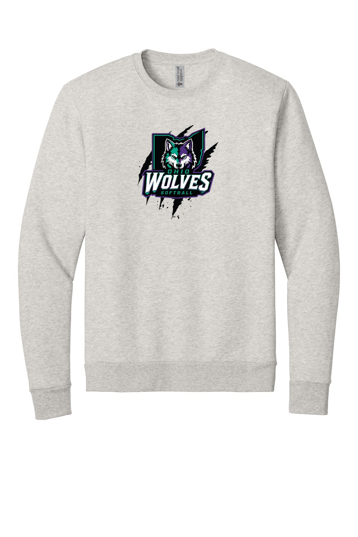 Next Level Adult Malibu Crewneck Sweatshirt