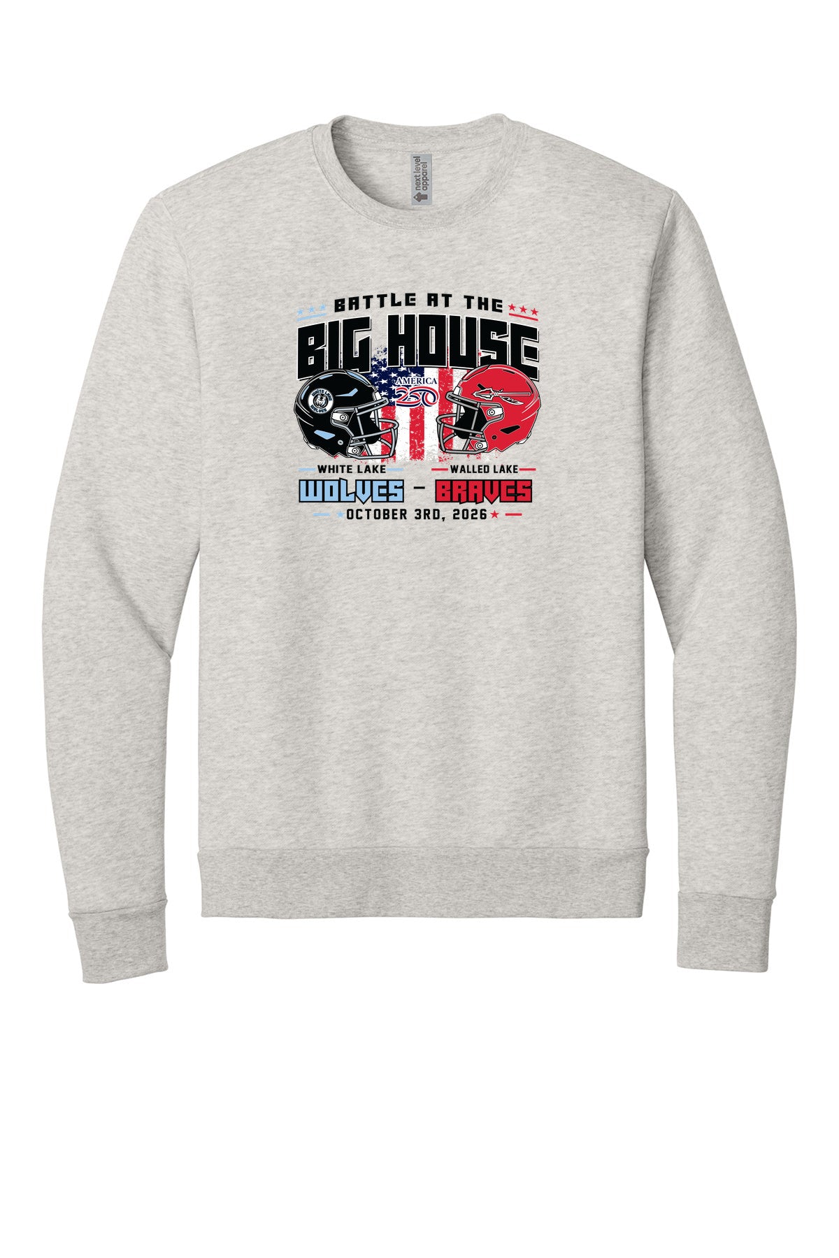 Next Level Adult Malibu Crewneck Sweatshirt