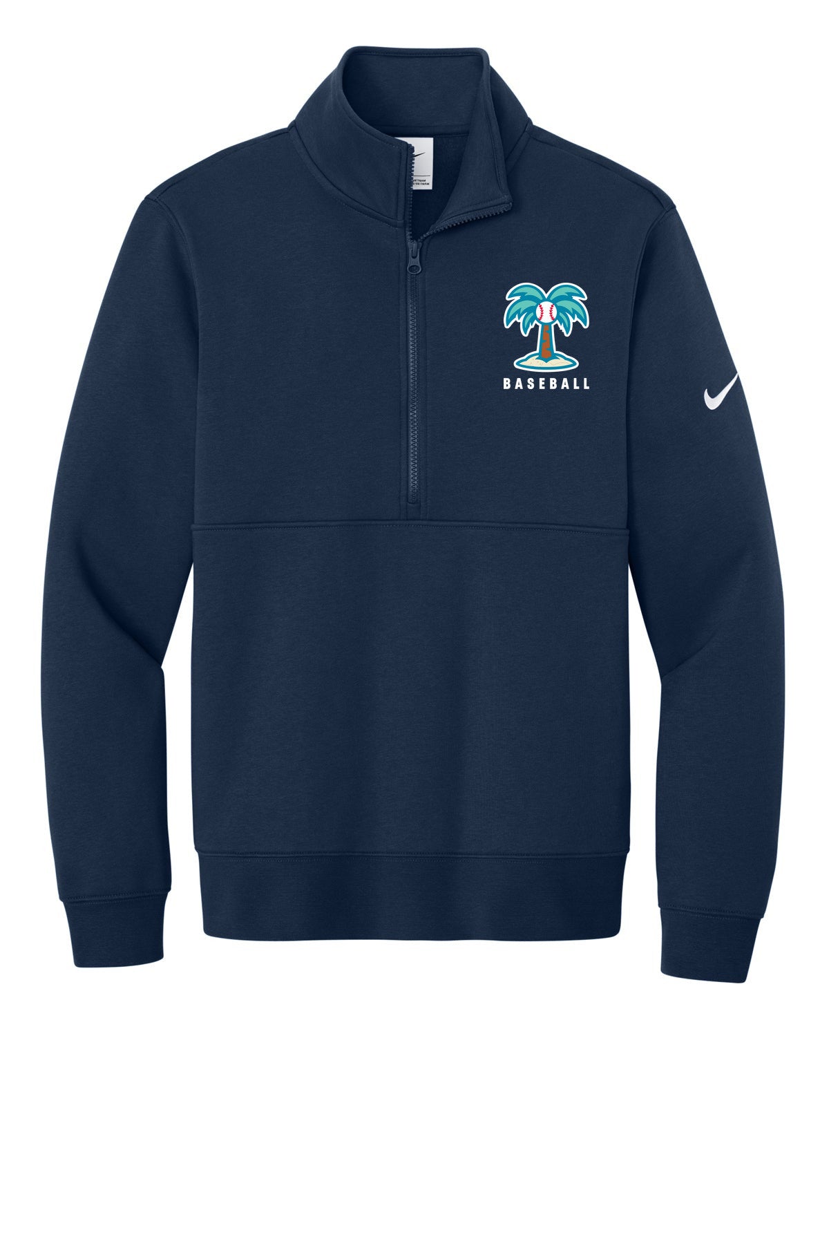 Nike Club Fleece Sleeve Swoosh 1/2-Zip