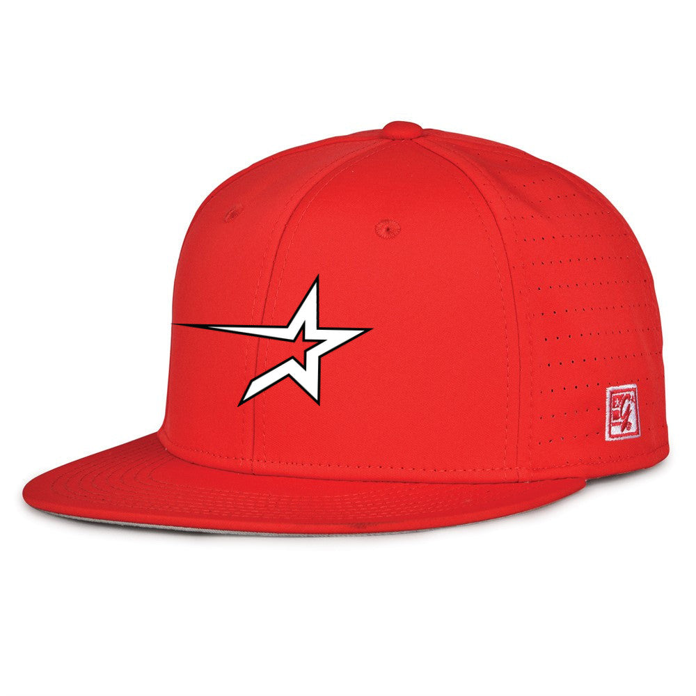 Perforated Game Hat - Red