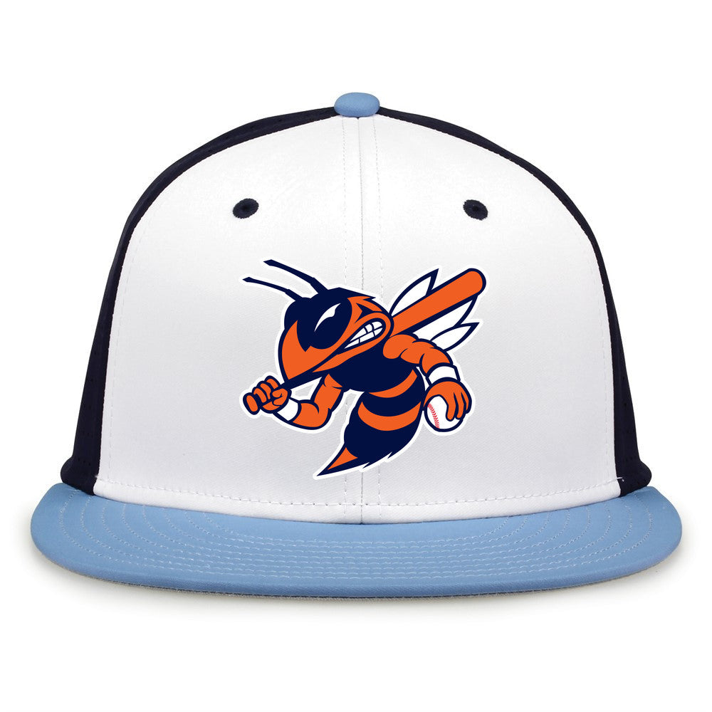 Perforated GameChanger - White/Navy/Columbia Blue