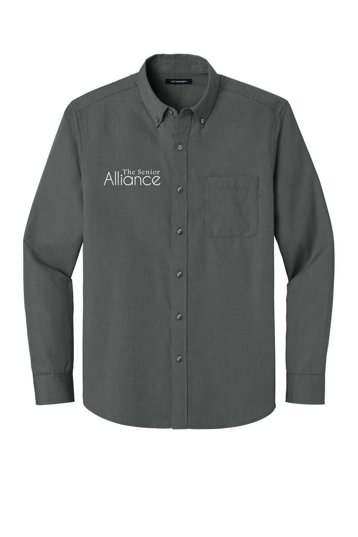 Port Authority Long Sleeve Nailhead Easy Care Shirt W816