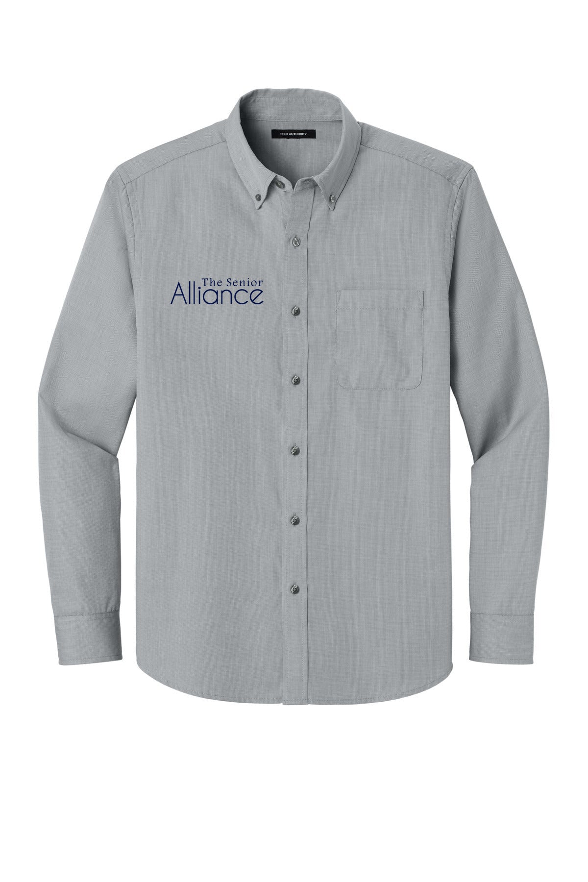 Port Authority Long Sleeve Nailhead Easy Care Shirt W816