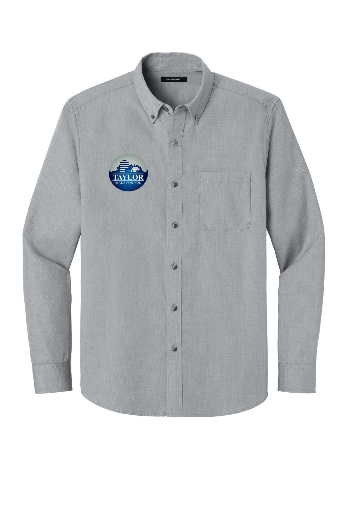 Port Authority Long Sleeve Nailhead Easy Care Shirt W816