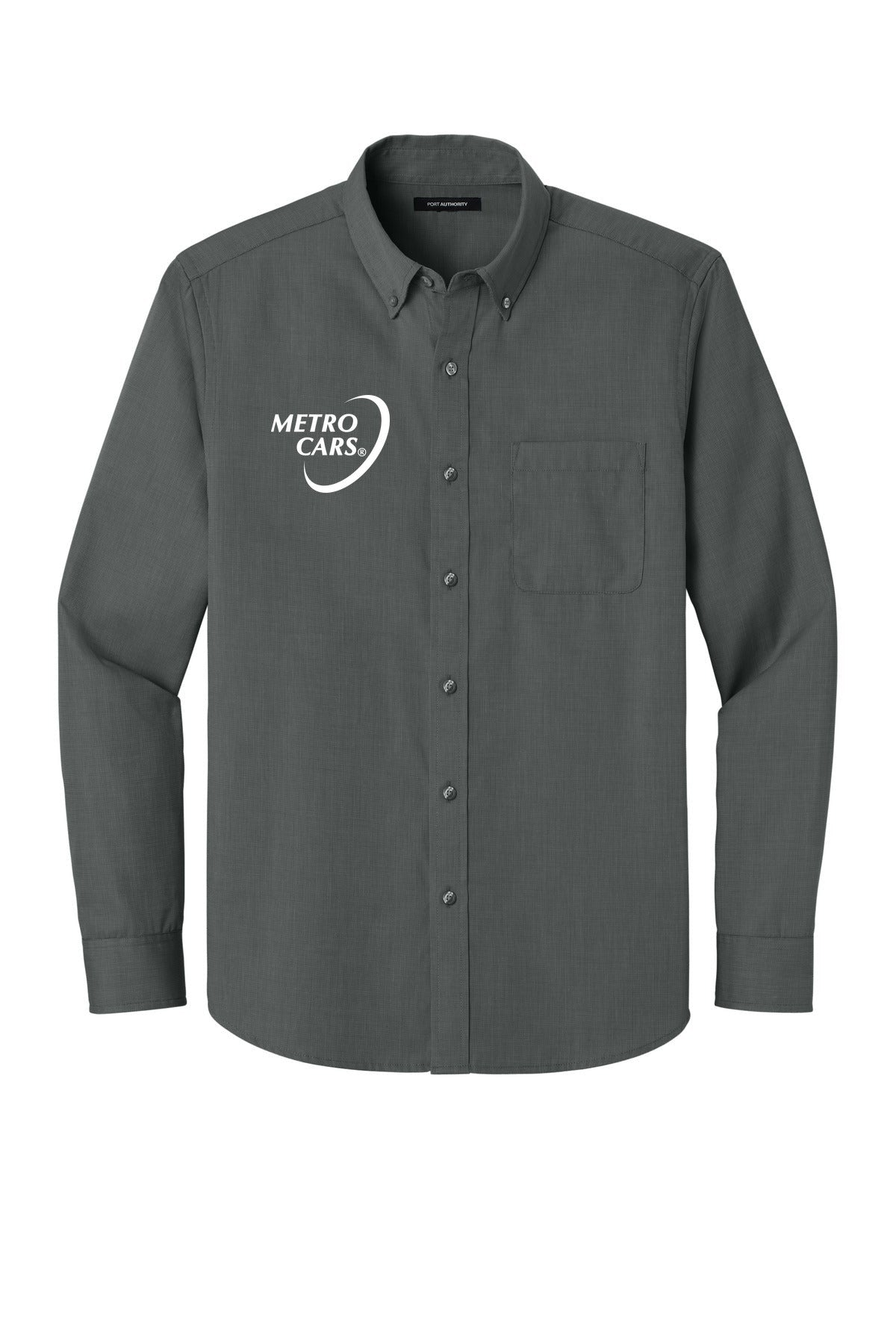 Port Authority Long Sleeve Nailhead Easy Care Shirt W816
