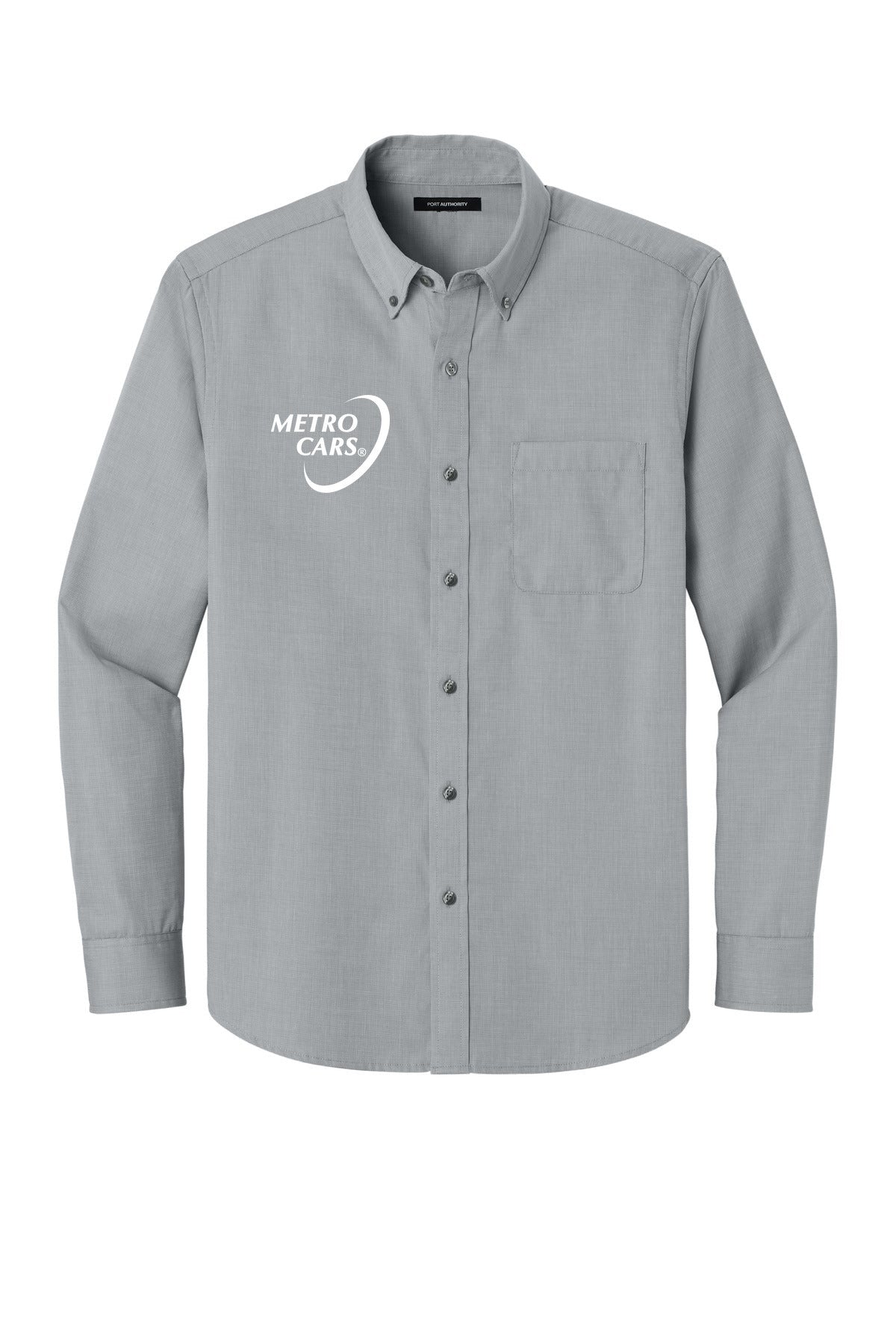 Port Authority Long Sleeve Nailhead Easy Care Shirt W816