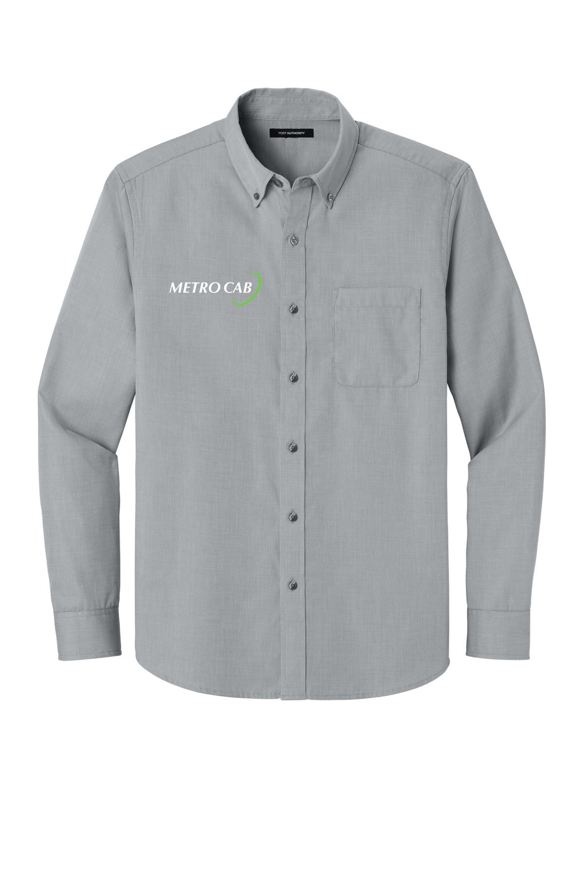 Port Authority Long Sleeve Nailhead Easy Care Shirt W816