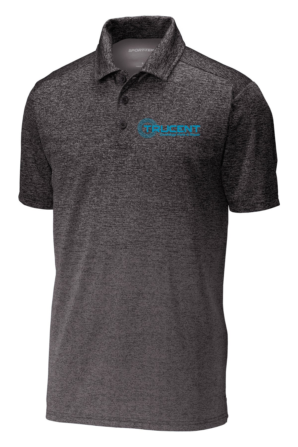 Sport-Tek Ombre Heather Polo
