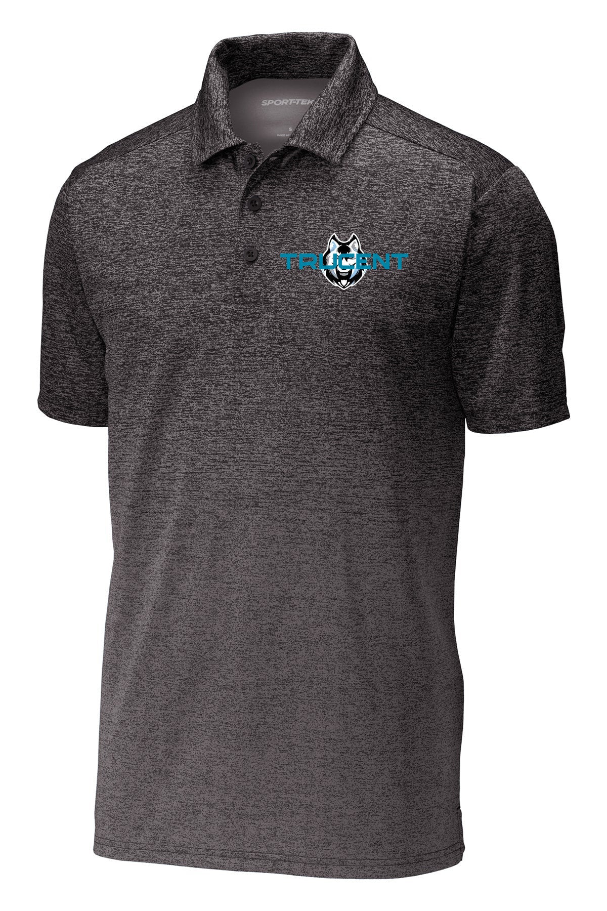Sport-Tek Ombre Heather Polo