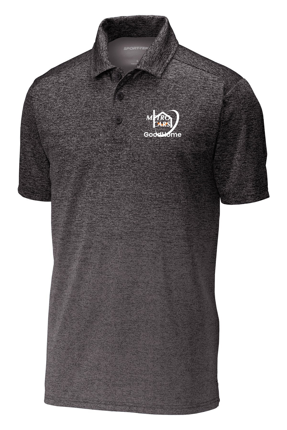 Sport-Tek Ombre Heather Polo