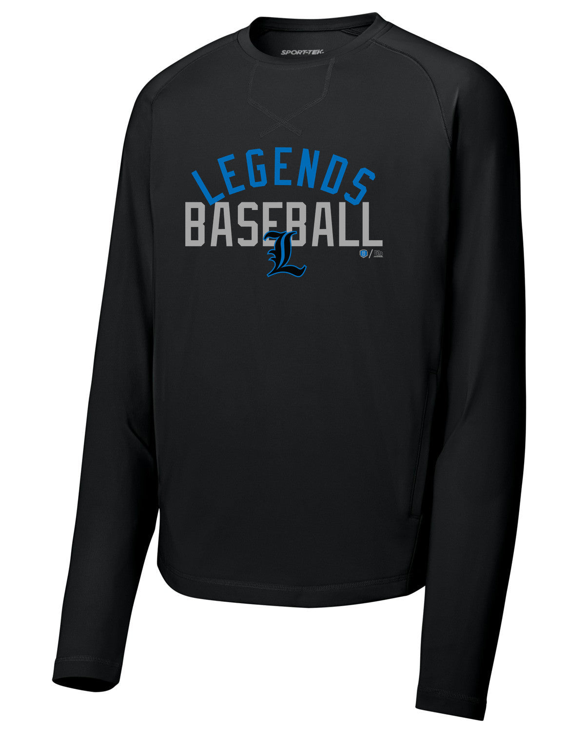 Sport-Wick Stretch Pocketed Crewneck