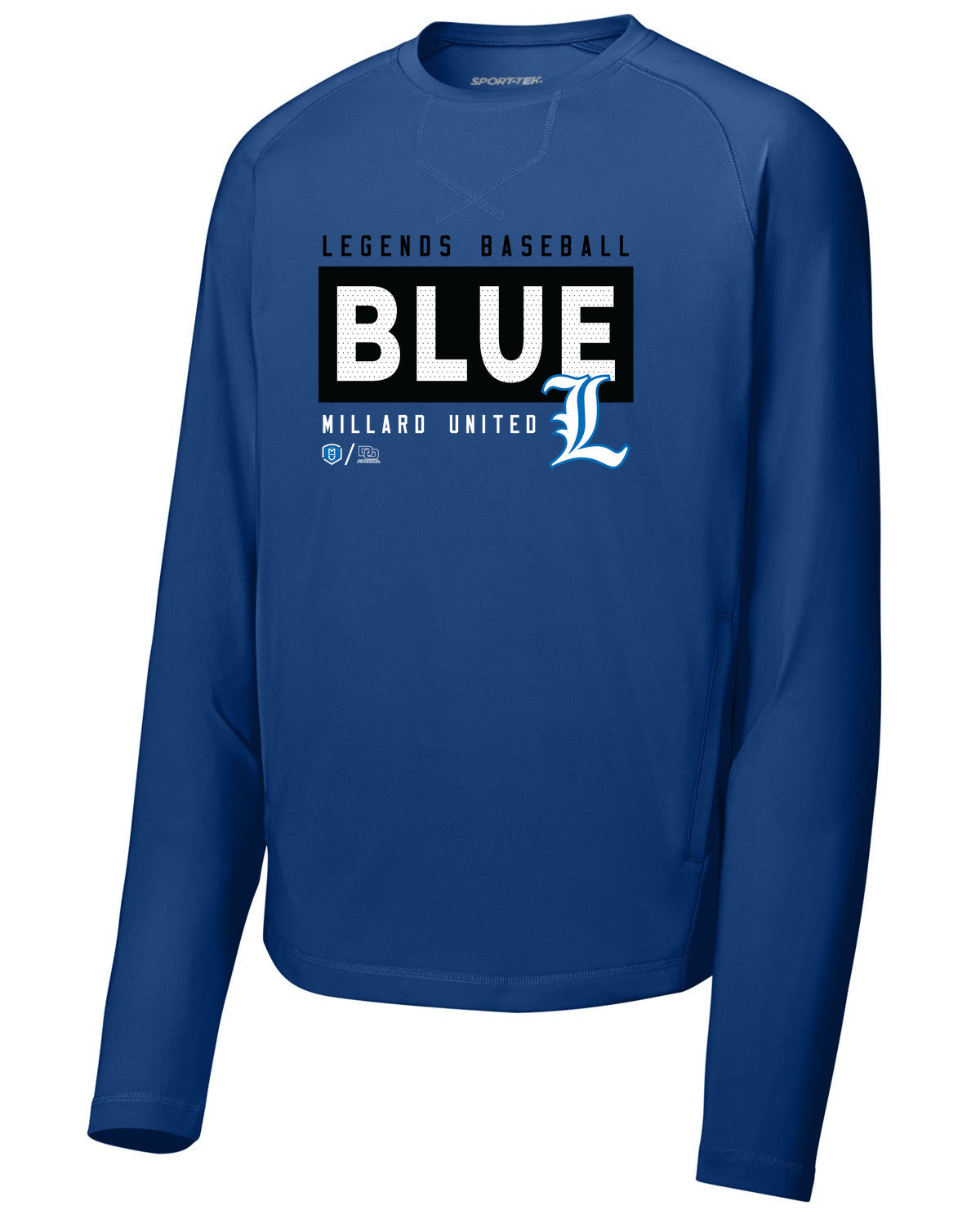 Sport-Wick Stretch Pocketed Crewneck