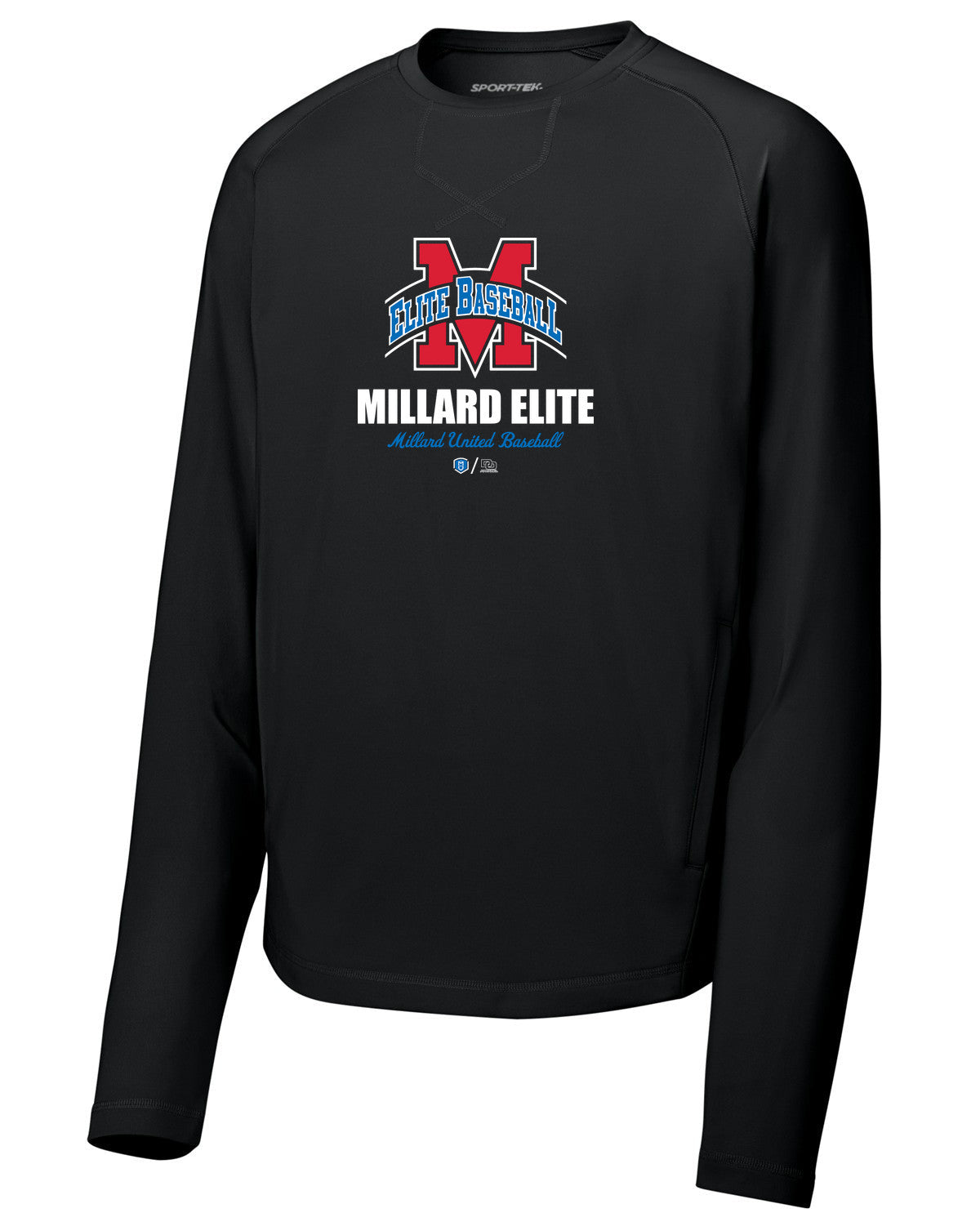 Sport-Wick Stretch Pocketed Crewneck