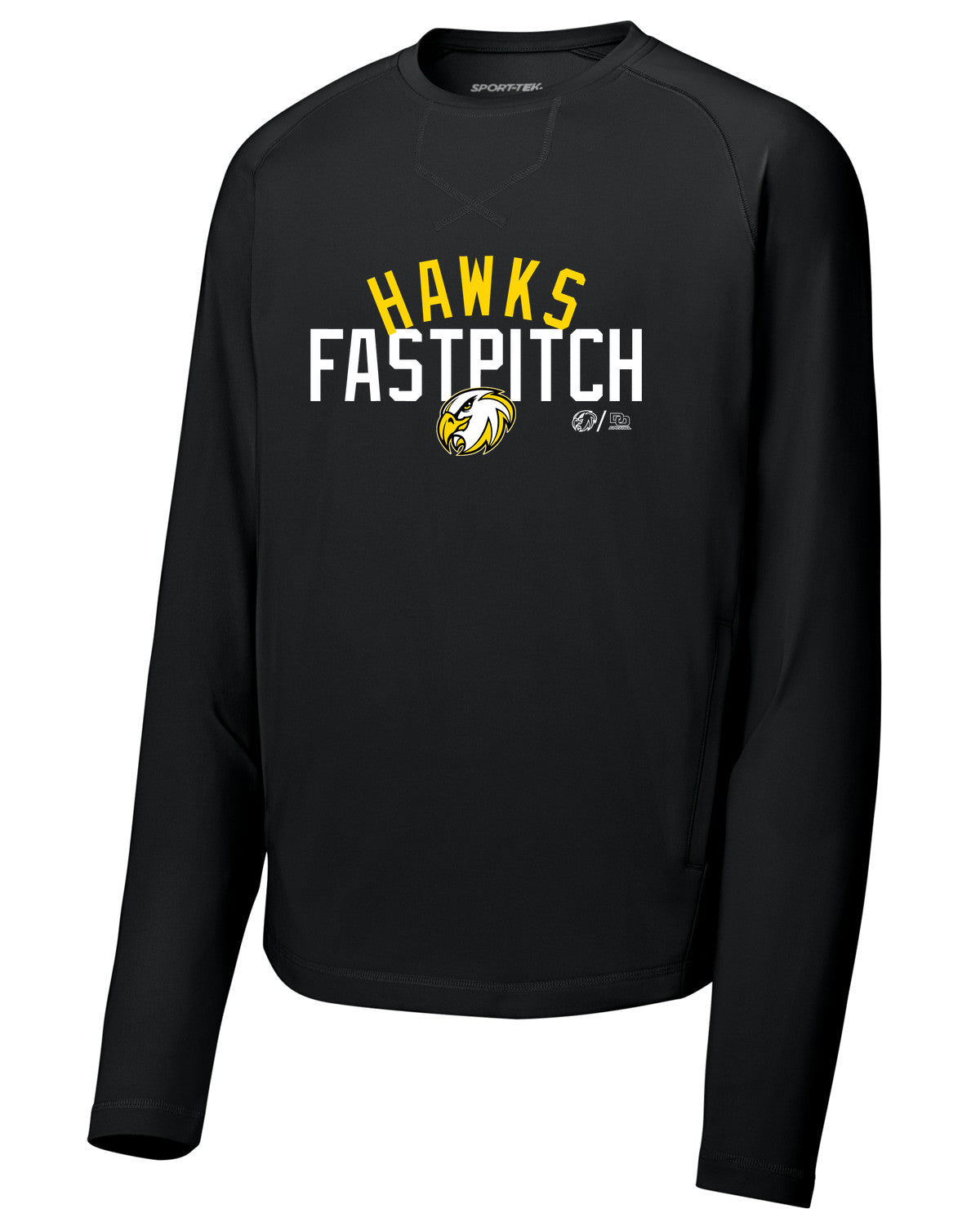 Sport-Wick Stretch Pocketed Crewneck