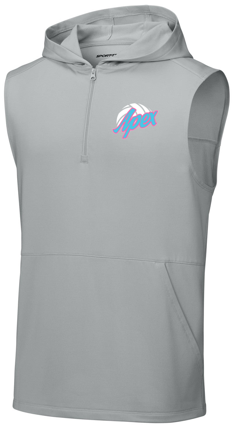 Sport-Wick Stretch Sleeveless Hooded 1/4-Zip