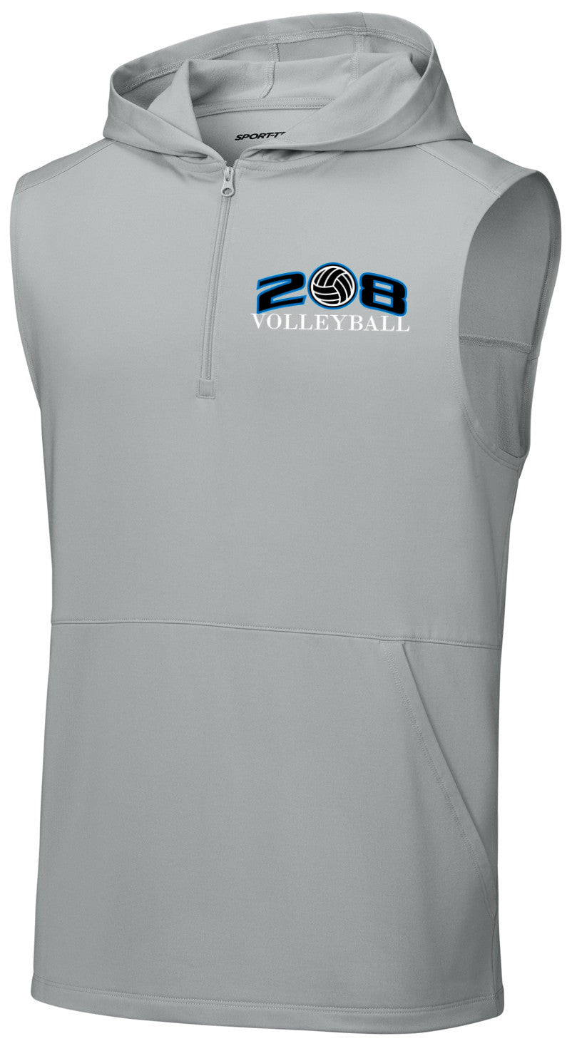 Sport-Wick Stretch Sleeveless Hooded 1/4-Zip