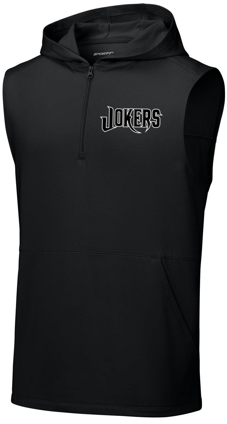 Sport-Wick Stretch Sleeveless Hooded 1/4-Zip