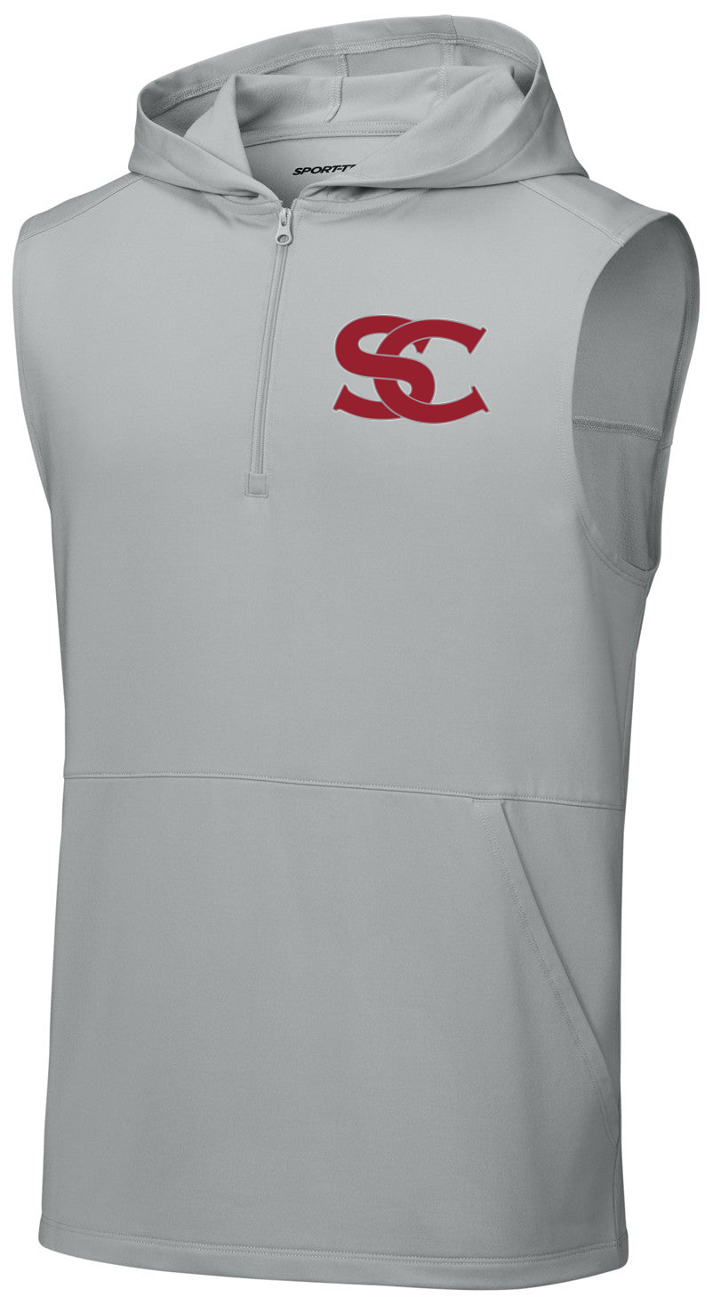 Sport-Wick Stretch Sleeveless Hooded 1/4-Zip
