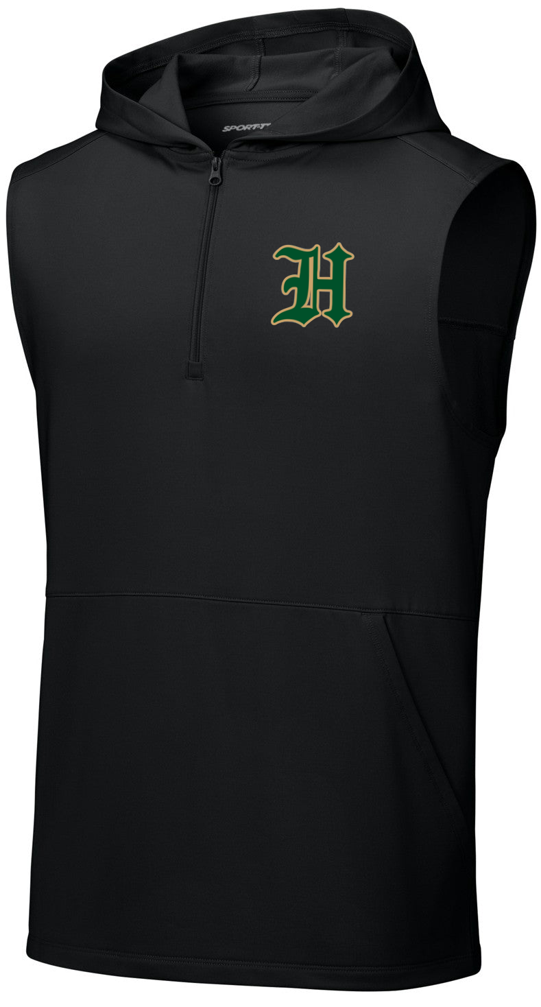 Sport-Wick Stretch Sleeveless Hooded 1/4-Zip