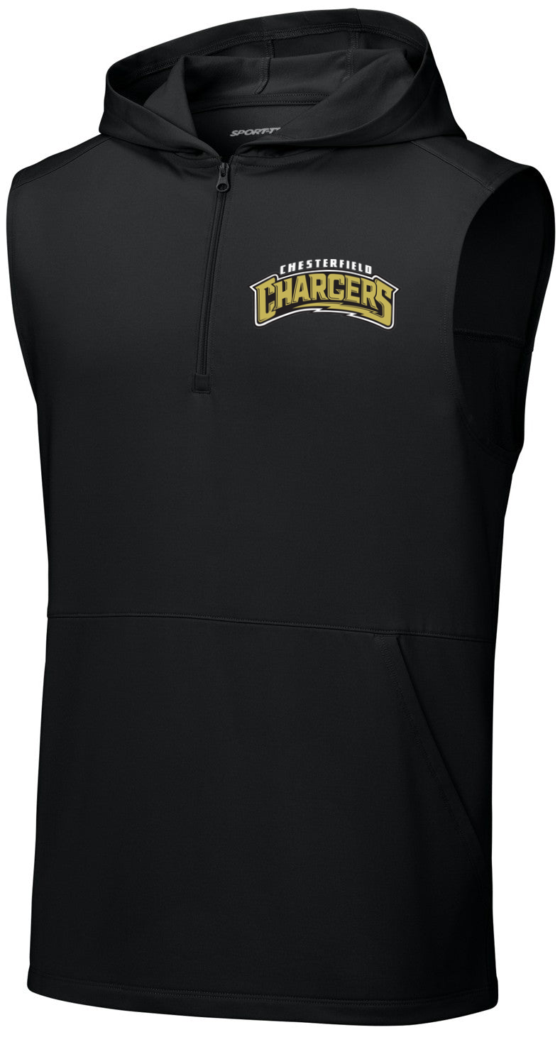 Sport-Wick Stretch Sleeveless Hooded 1/4-Zip