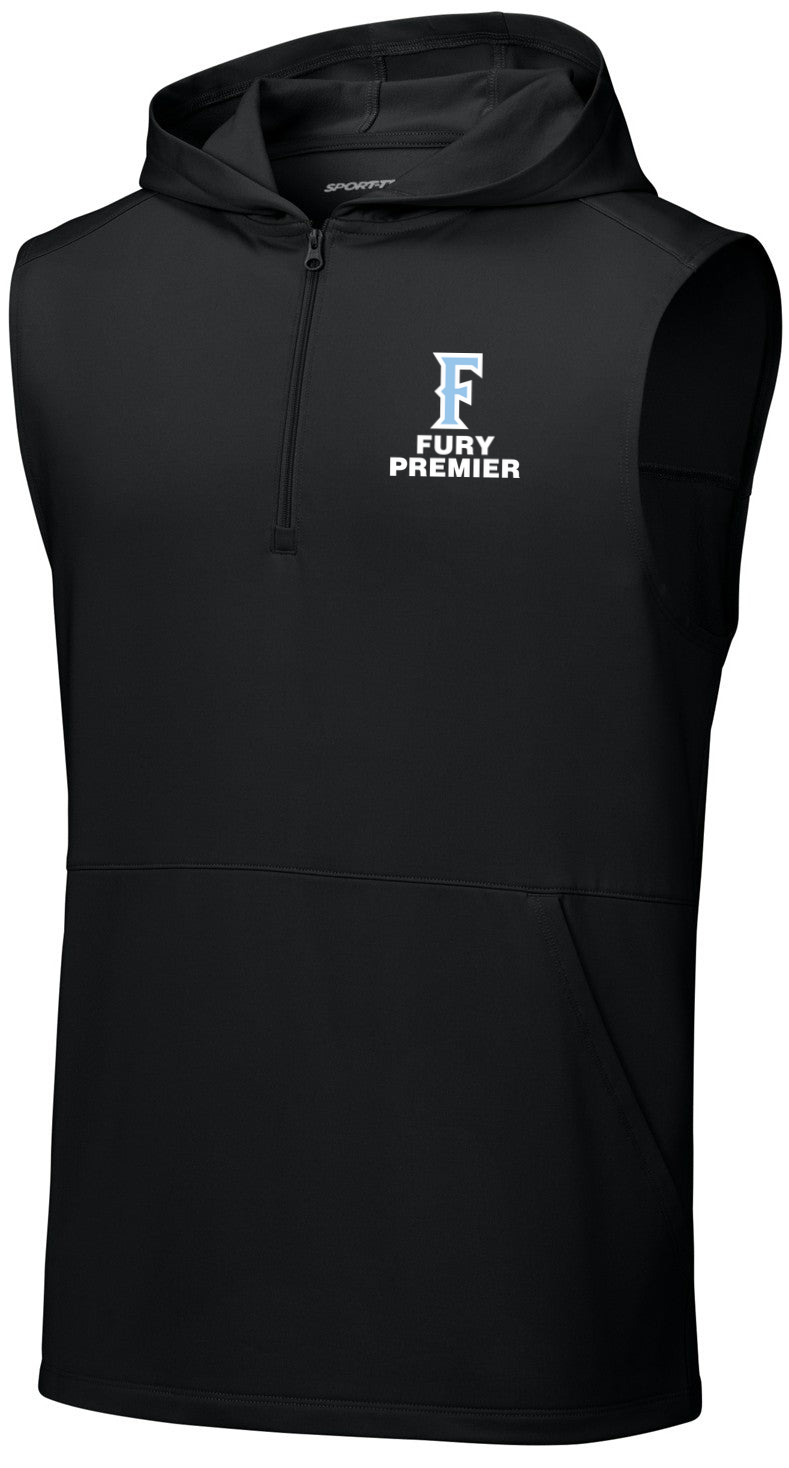 Sport-Wick Stretch Sleeveless Hooded 1/4-Zip