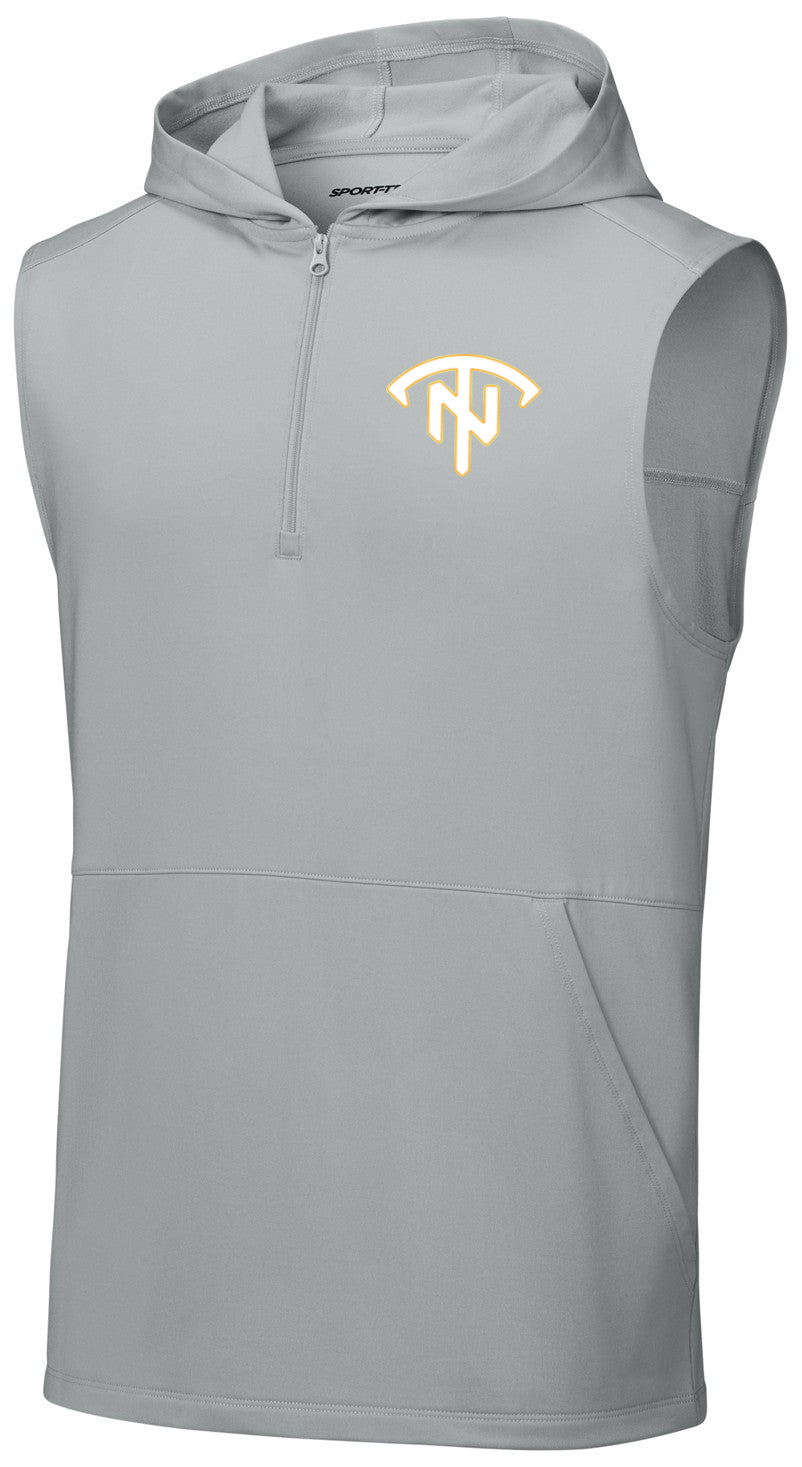 Sport-Wick Stretch Sleeveless Hooded 1/4-Zip