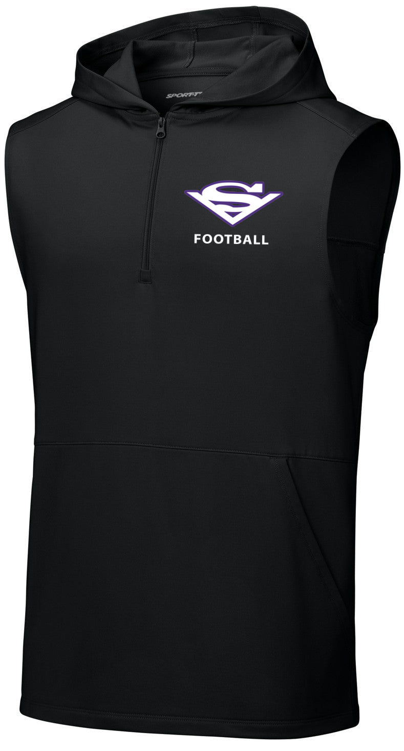 Sport-Wick Stretch Sleeveless Hooded 1/4-Zip