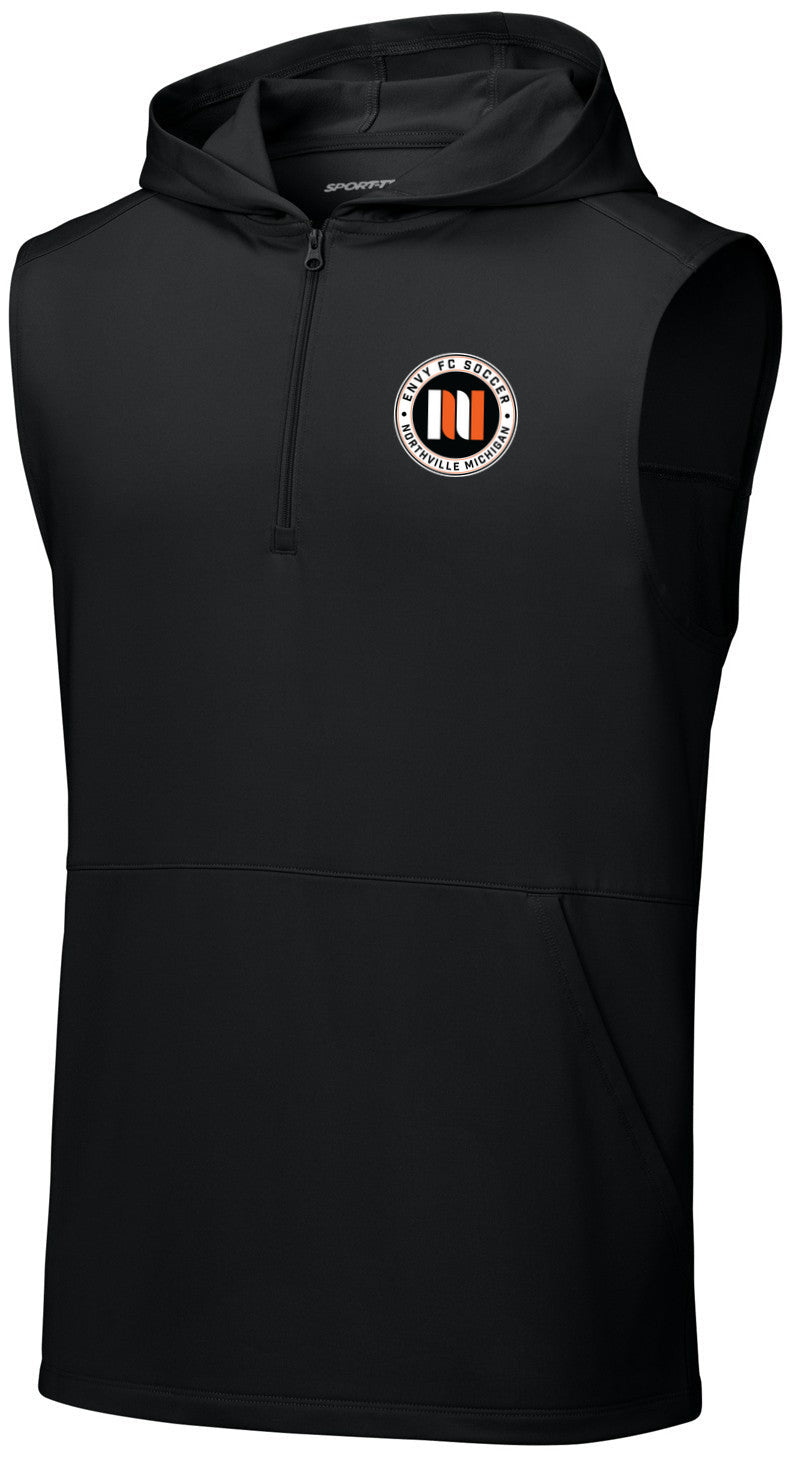 Sport-Wick Stretch Sleeveless Hooded 1/4-Zip