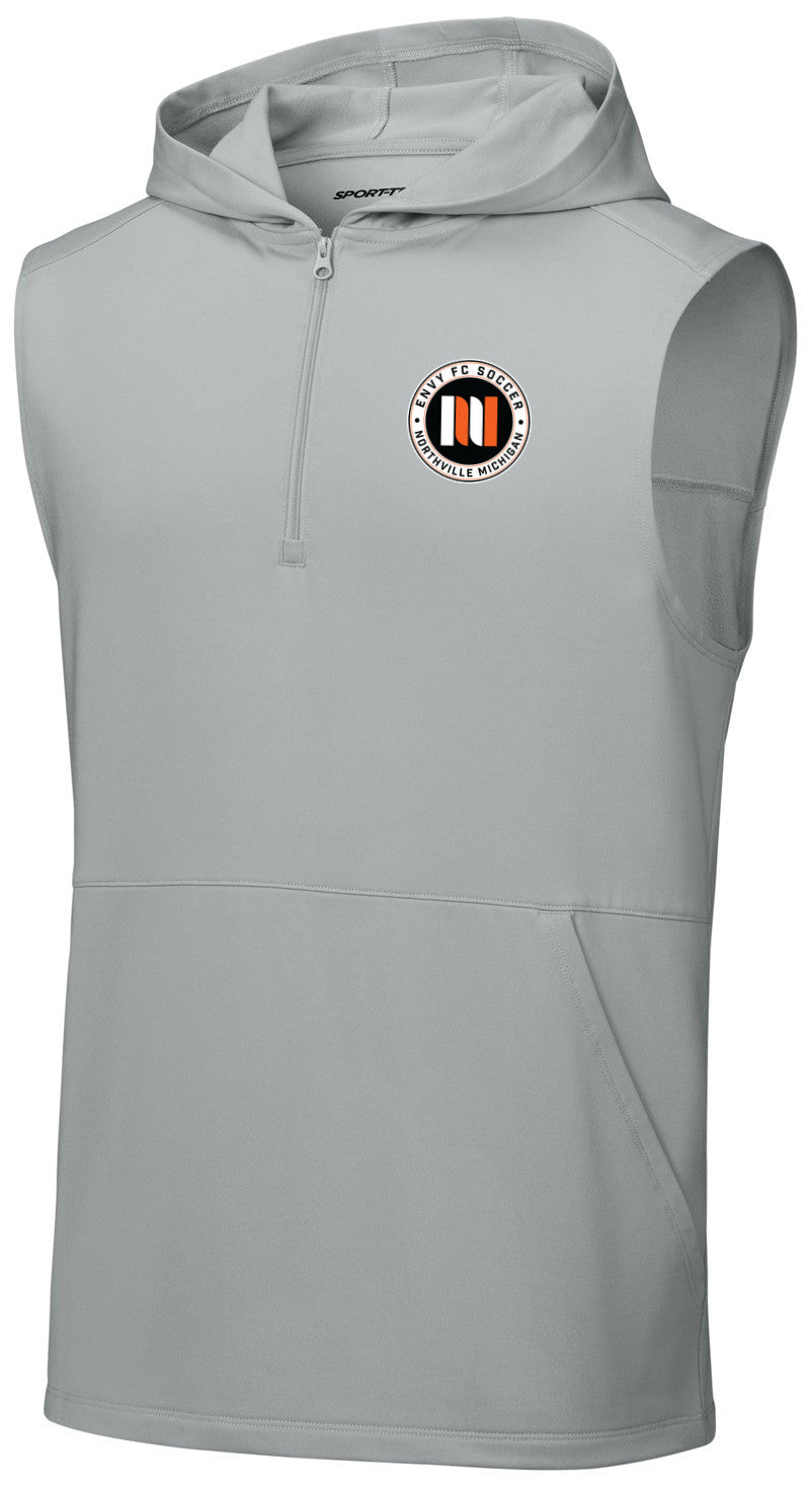 Sport-Wick Stretch Sleeveless Hooded 1/4-Zip