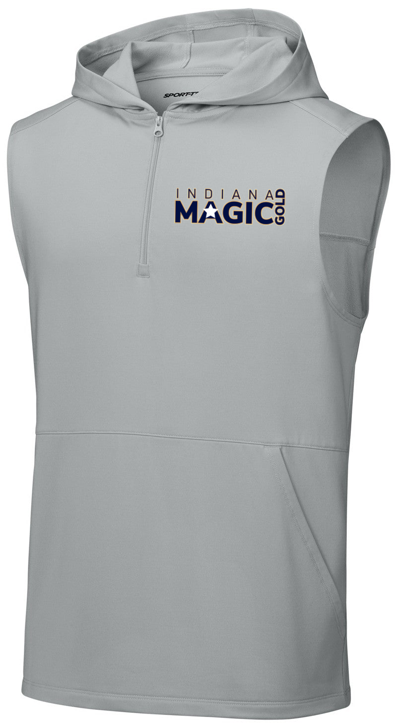 Sport-Wick Stretch Sleeveless Hooded 1/4-Zip