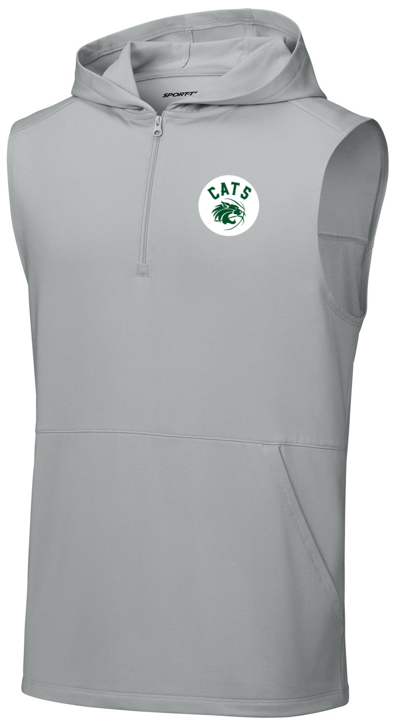 Sport-Wick Stretch Sleeveless Hooded 1/4-Zip