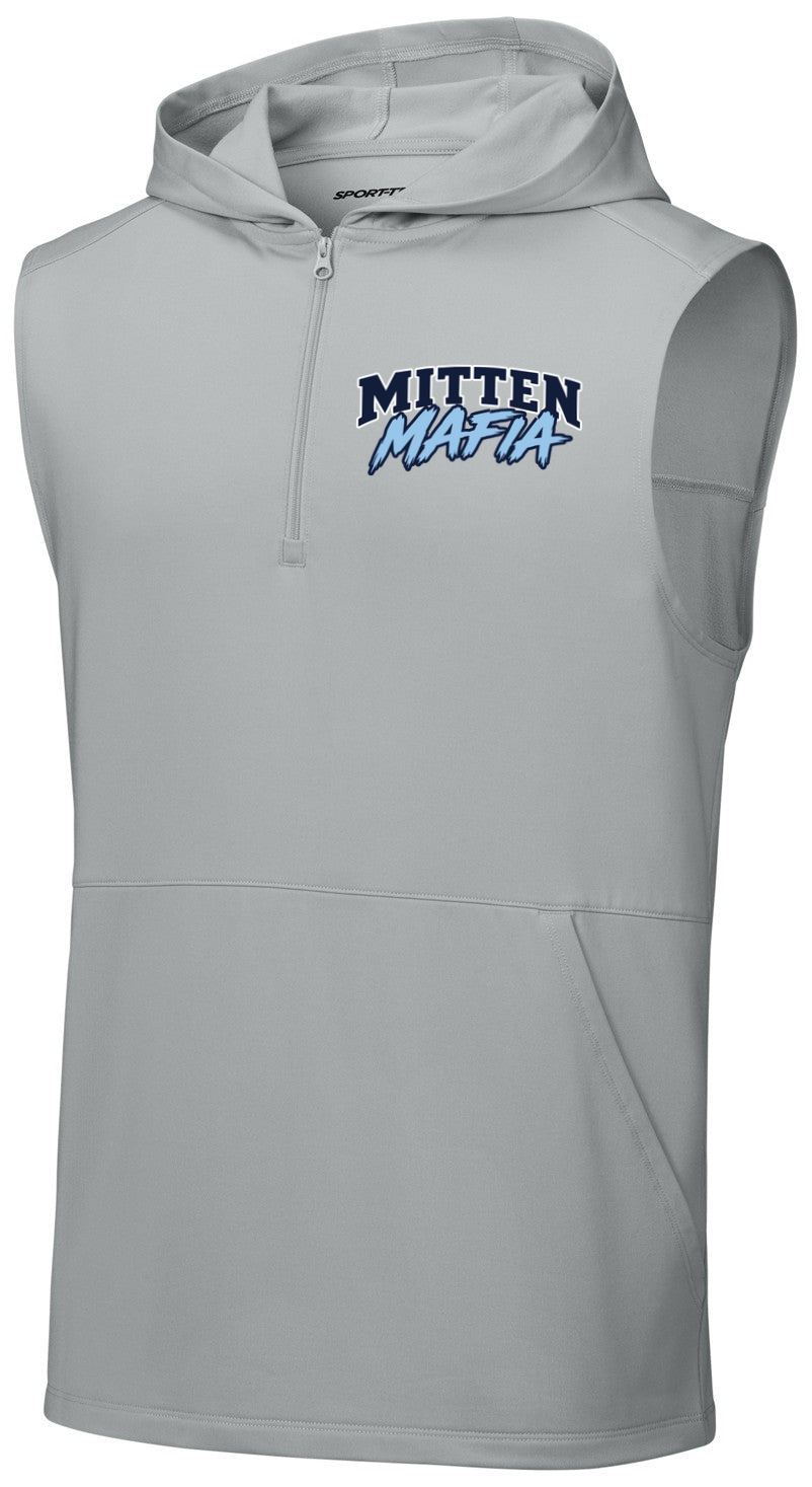Sport-Wick Stretch Sleeveless Hooded 1/4-Zip