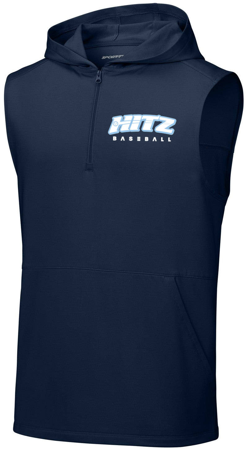Sport-Wick Stretch Sleeveless Hooded 1/4-Zip